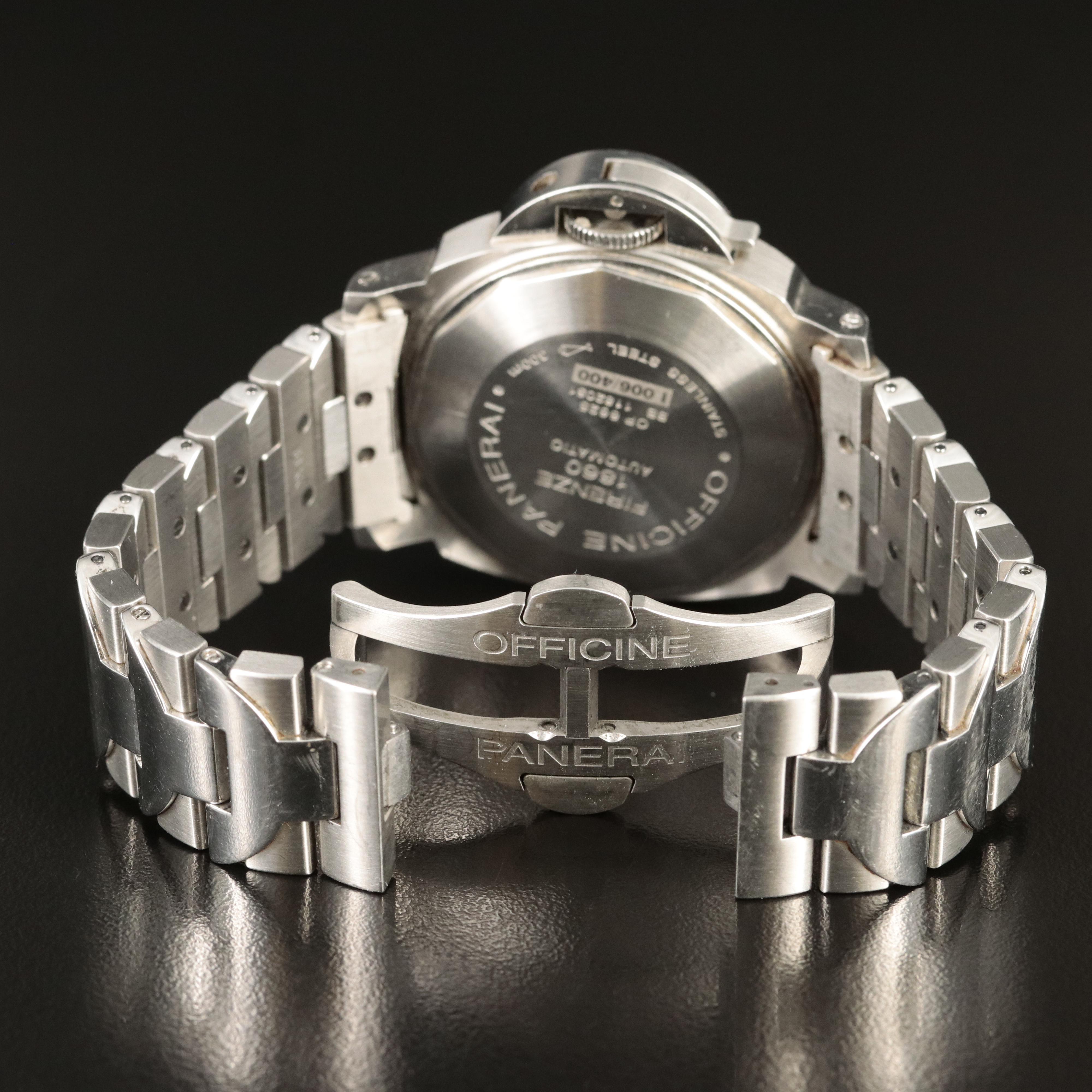 2006 Panerai Luminor Marina Blue Dial Wristwatch | EBTH