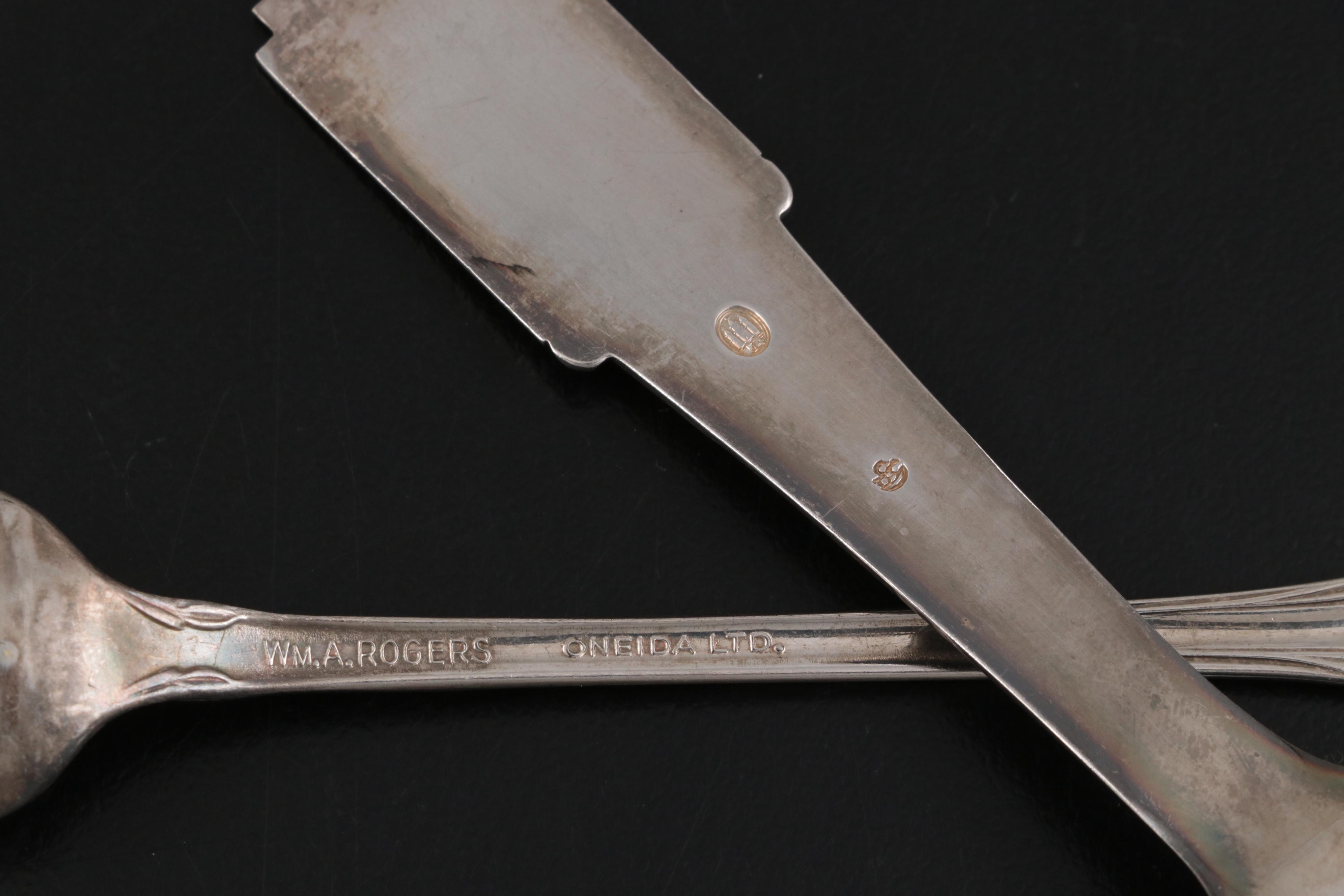 Oneida Community Silver Plate "Coronation" Flatware and Serving