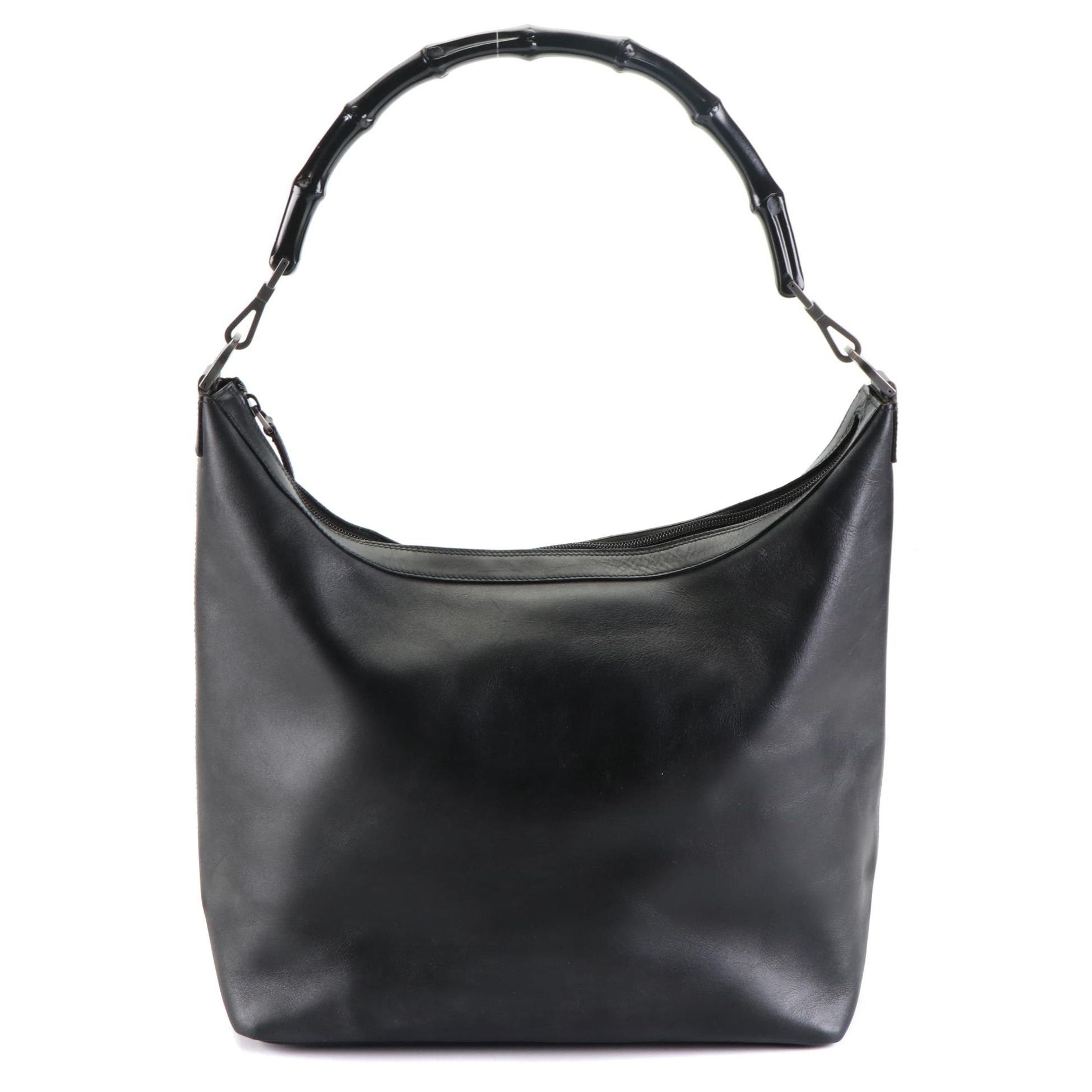 Gucci Bamboo Leather Shoulder Bag EBTH