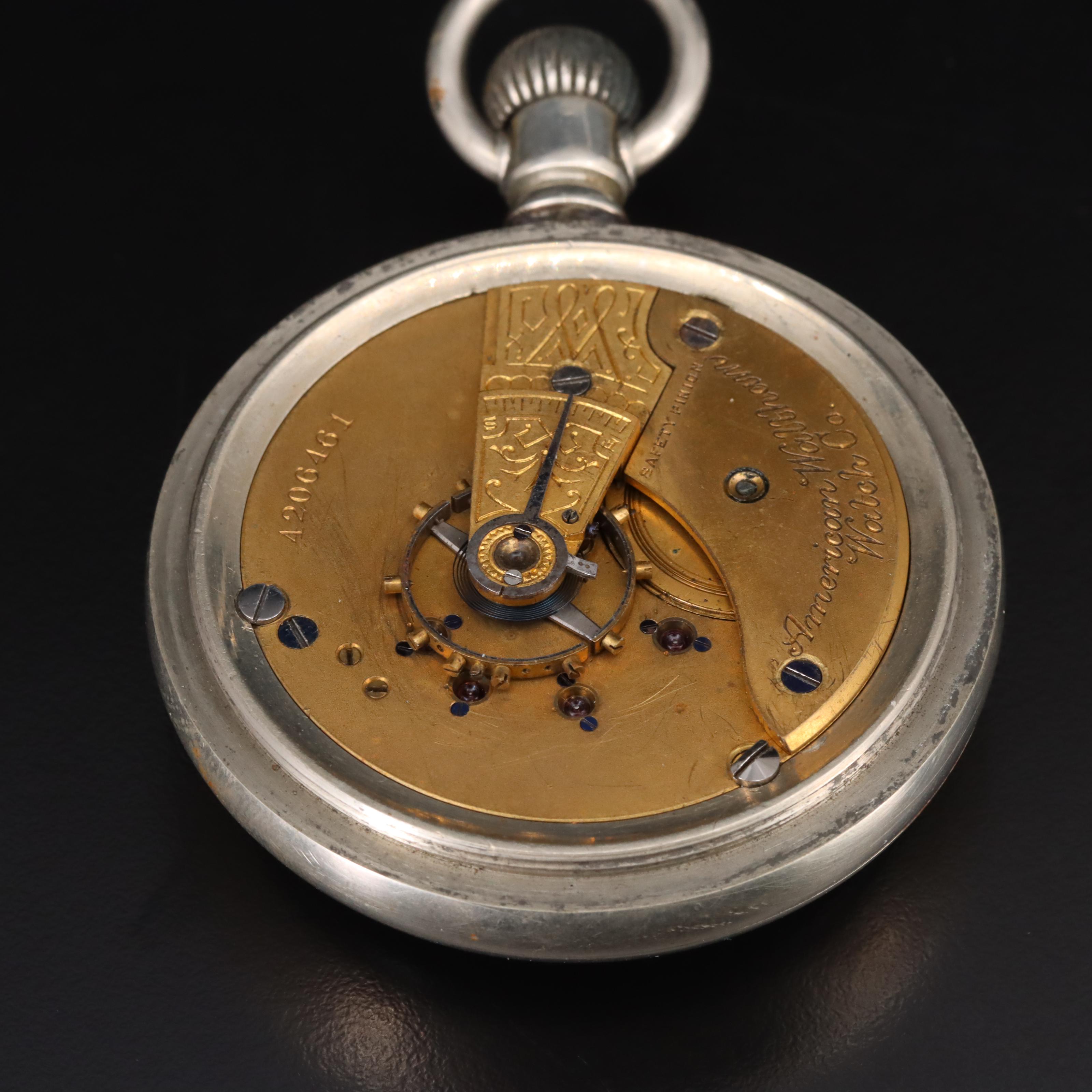 1890 American Waltham Size 18 Pocket Watch EBTH