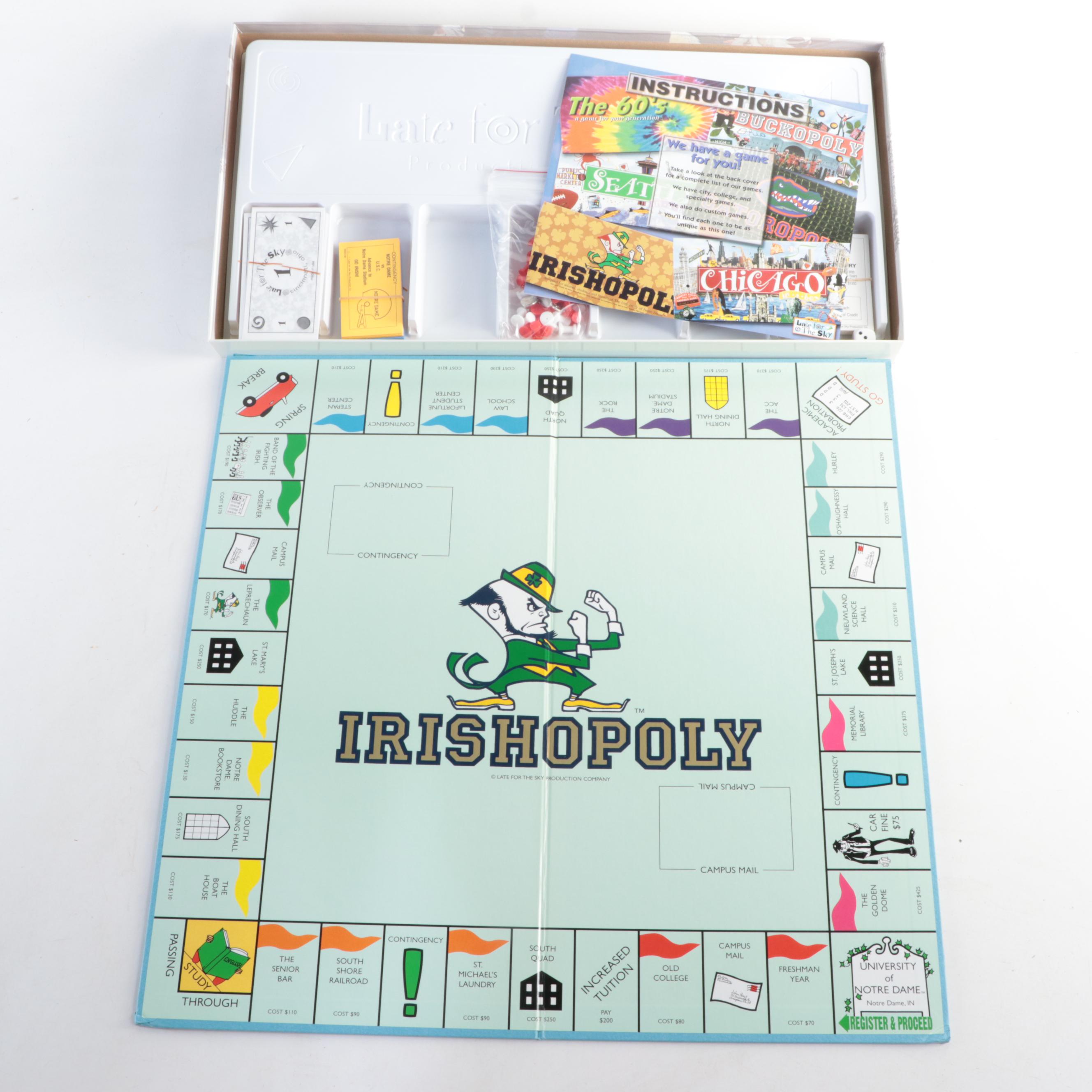 Monopoly Chicago and New York City Edition Board Games with Other Board