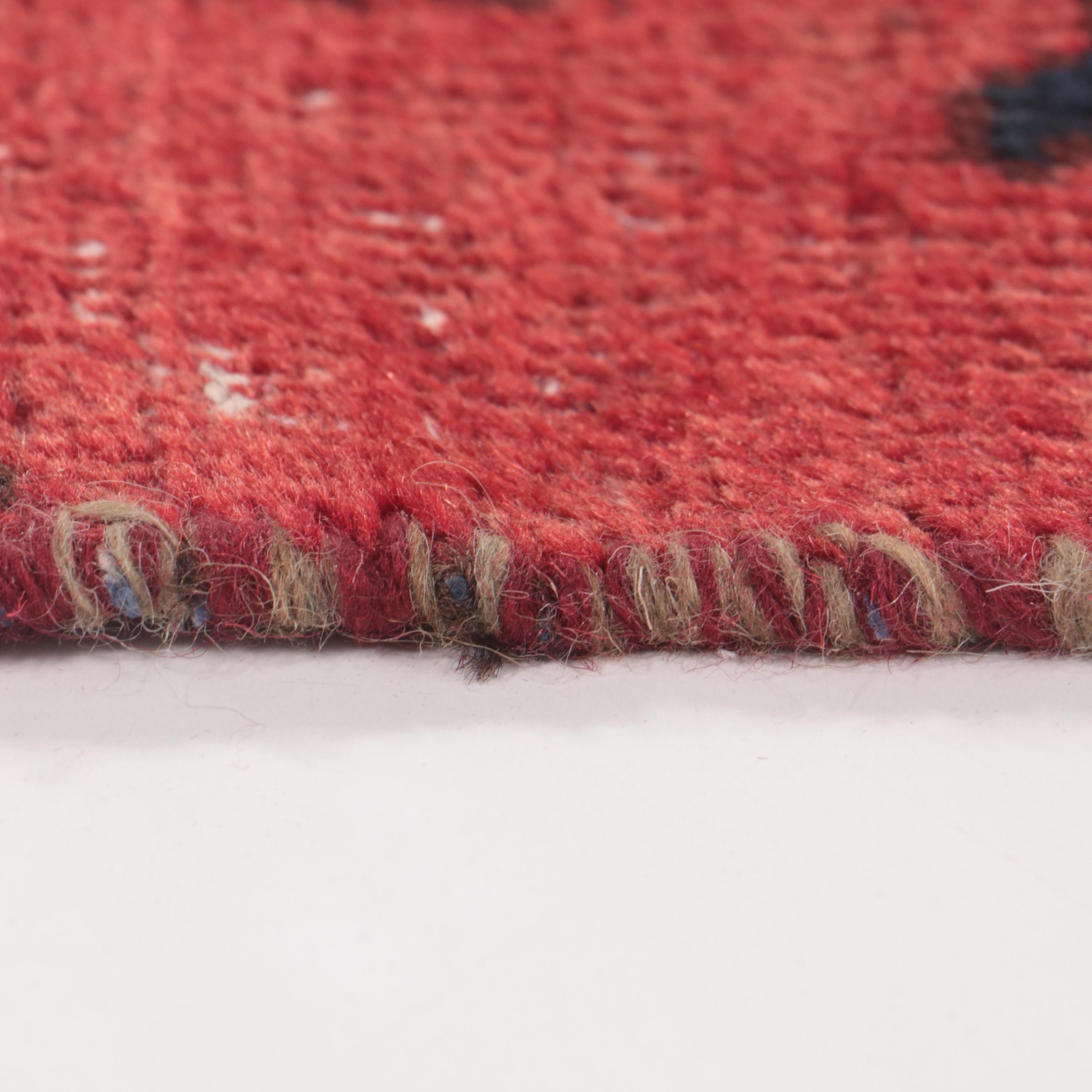 3'3 x 6'3 HandKnotted Persian Hamadan Remnant Area Rug EBTH