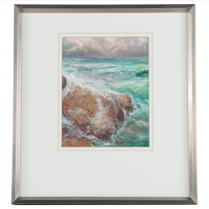 Robert Riddle Baker Acrylic Seascape Painting