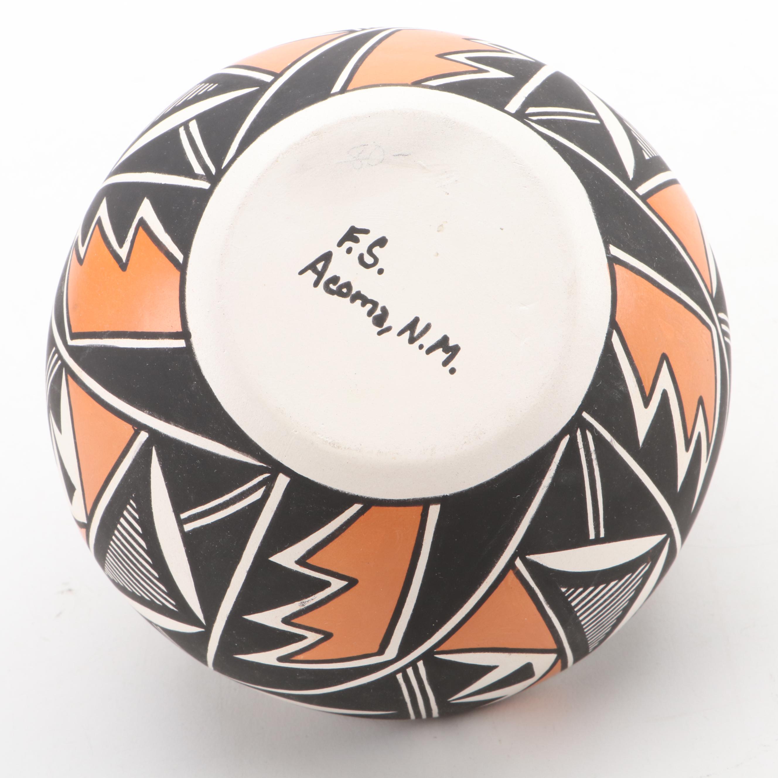 Artist Signed and Jemez Pueblo Polychrome Pottery Jars EBTH