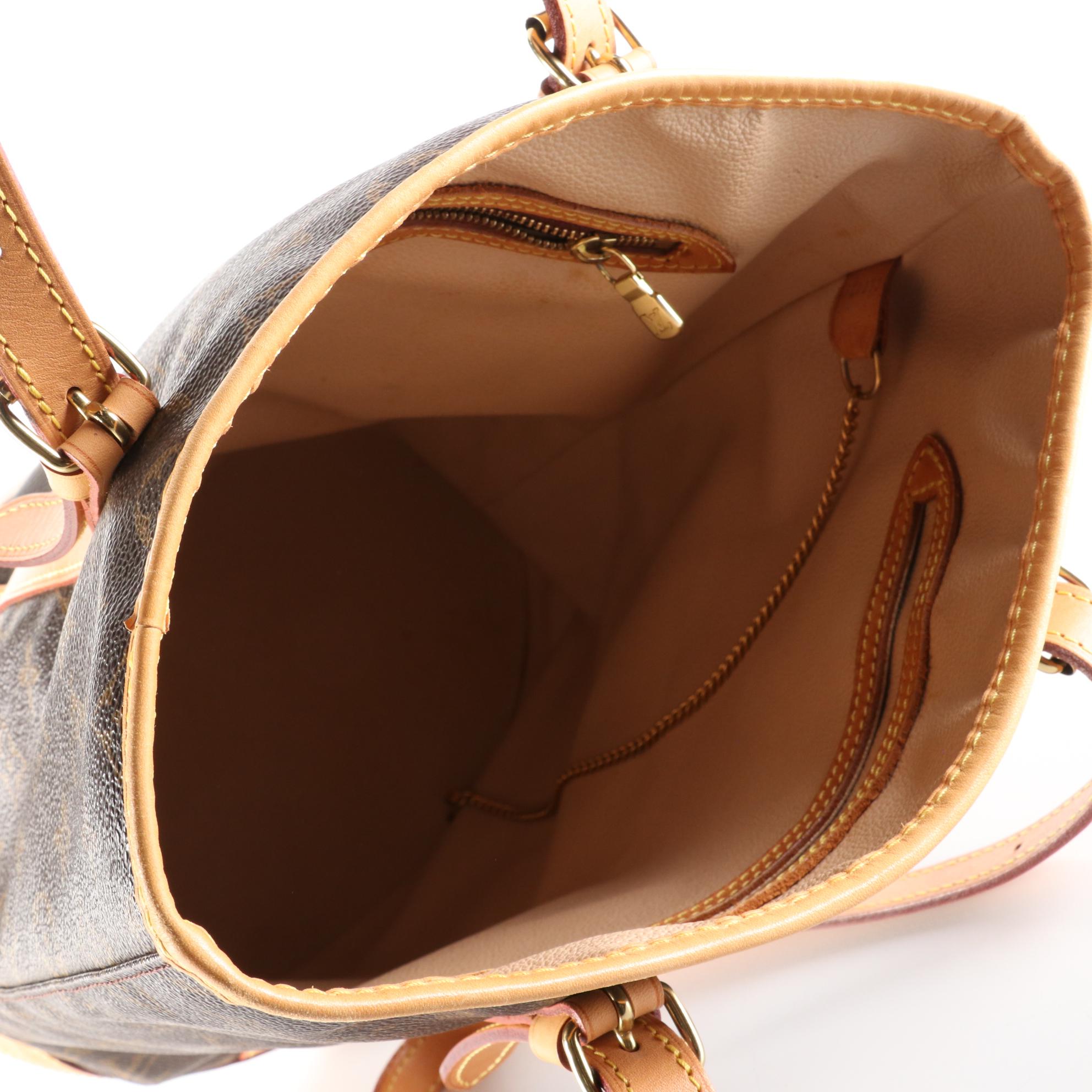 Louis Vuitton Bucket Bag GM in Monogram Canvas and Vachetta Leather EBTH