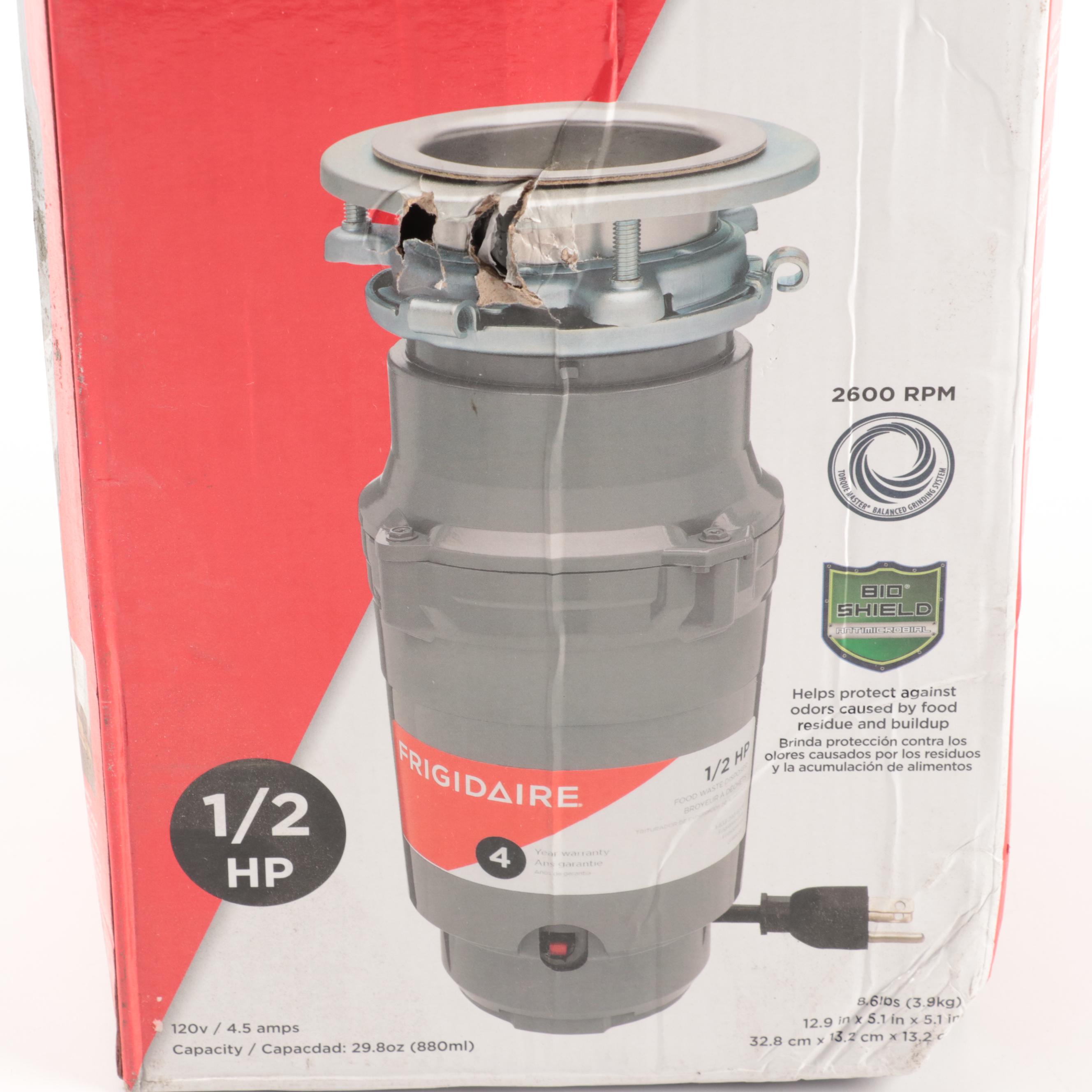 Frigidaire 1/2 HP Food Waste Disposer EBTH