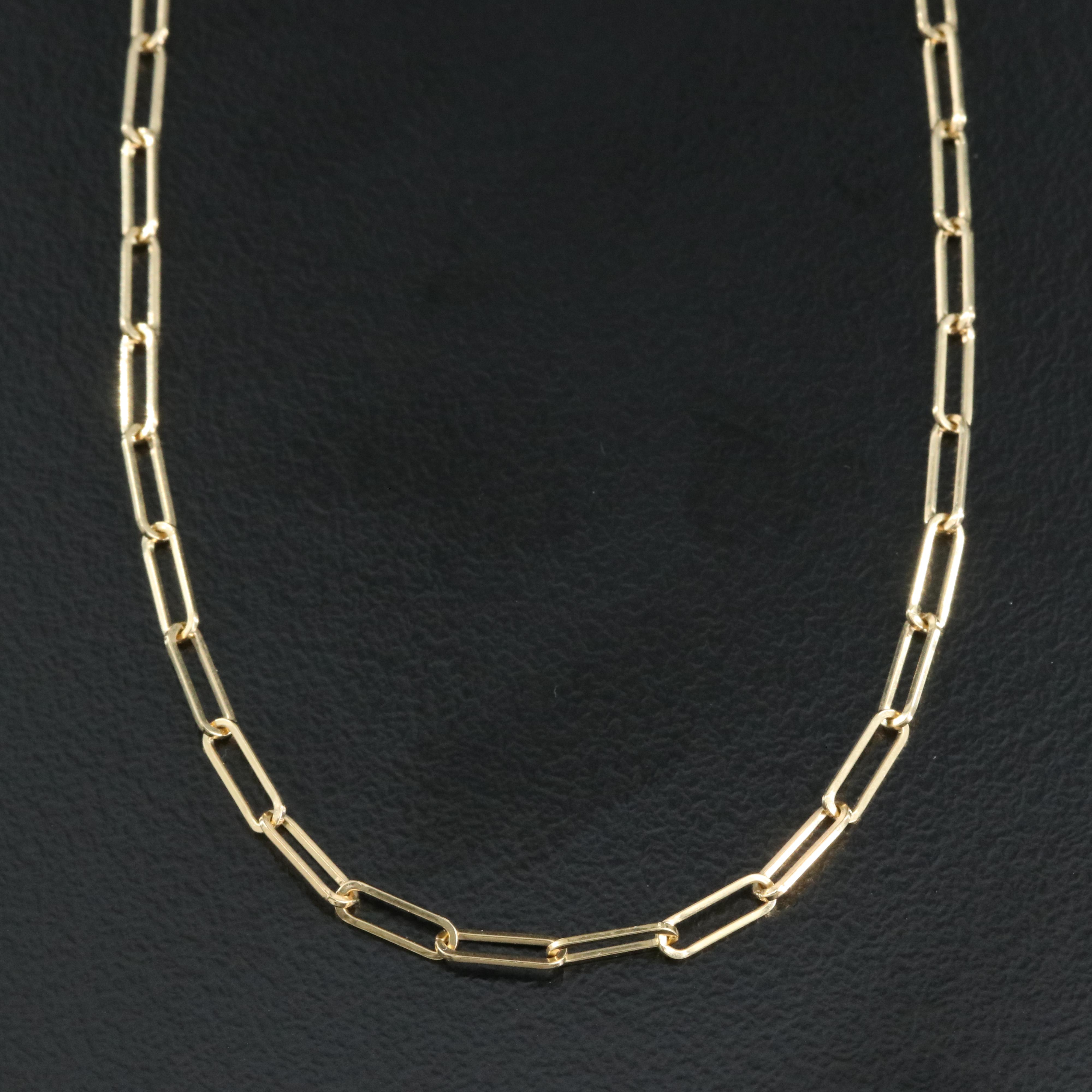 14K Paper Clip Chain EBTH