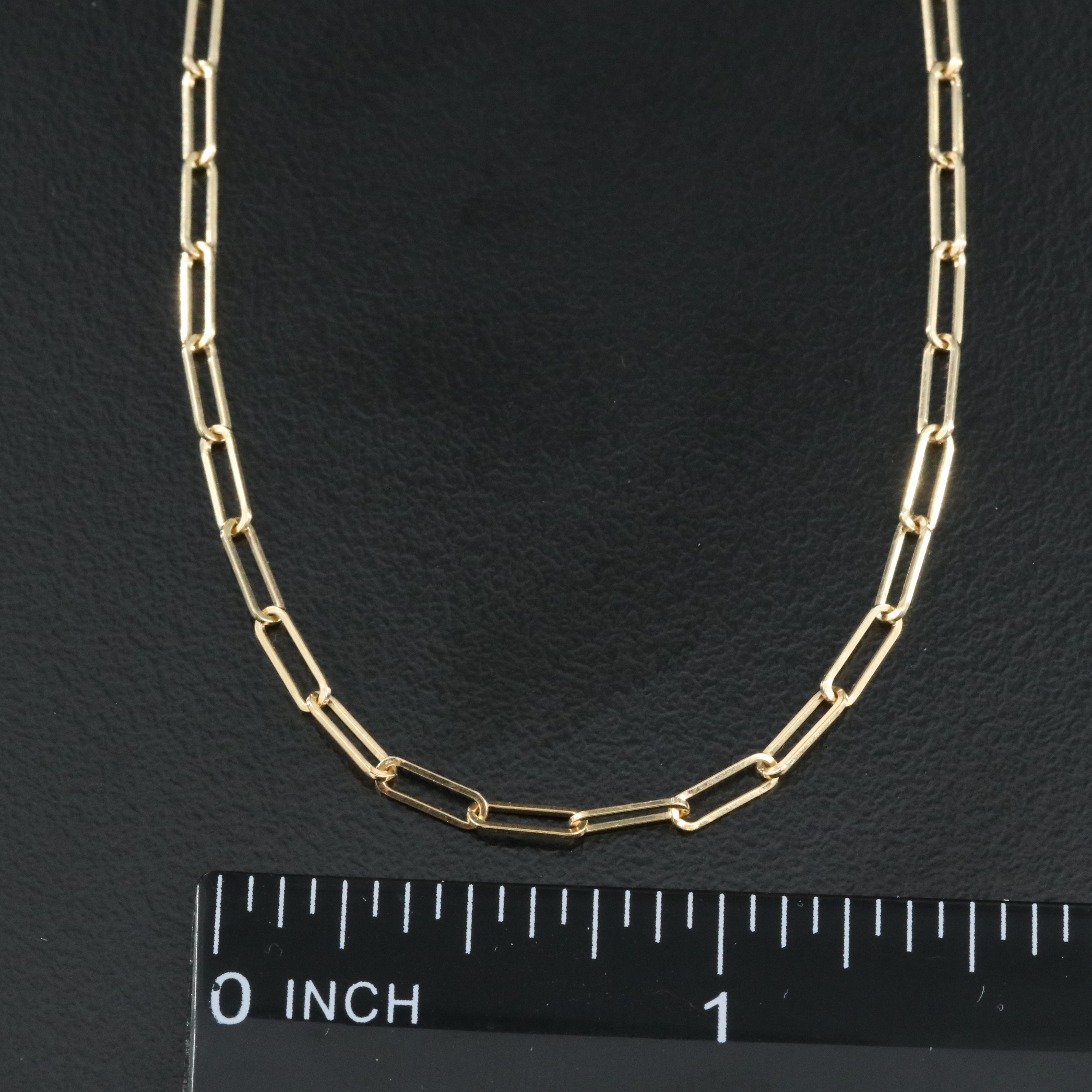 14K Paper Clip Chain EBTH