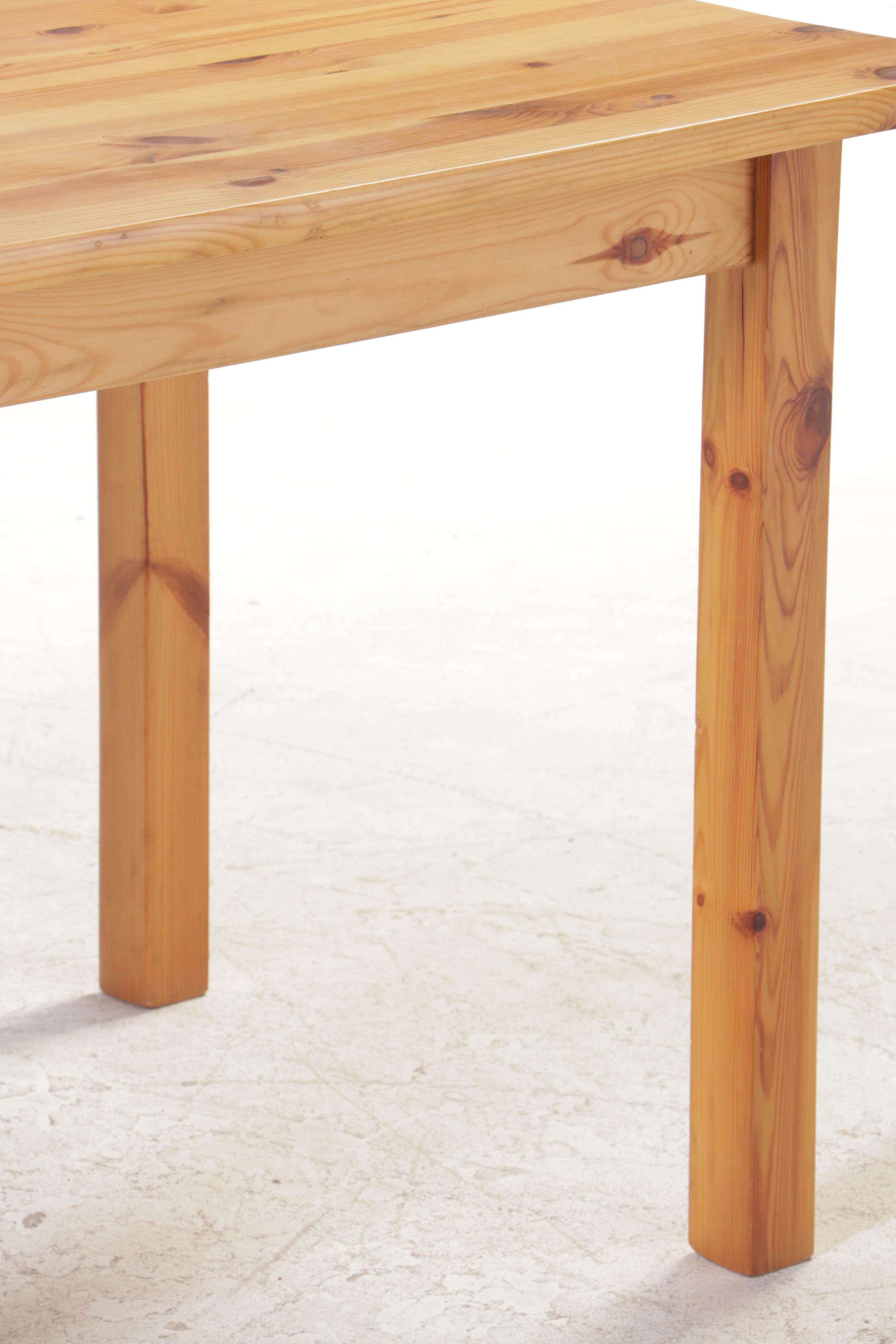 Farmhouse Style Pine Dining Table | EBTH