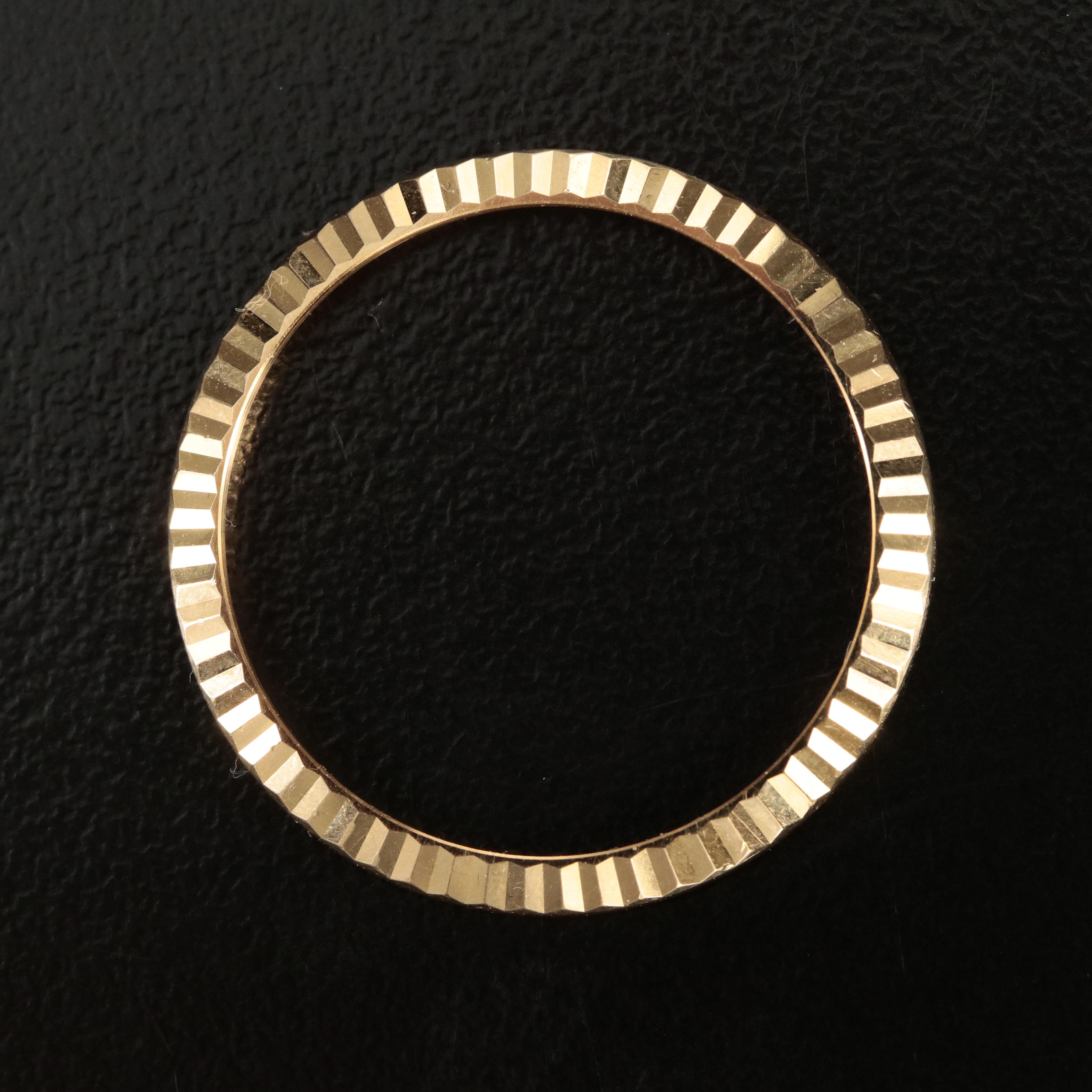 18K Rolex Fluted Bezel EBTH