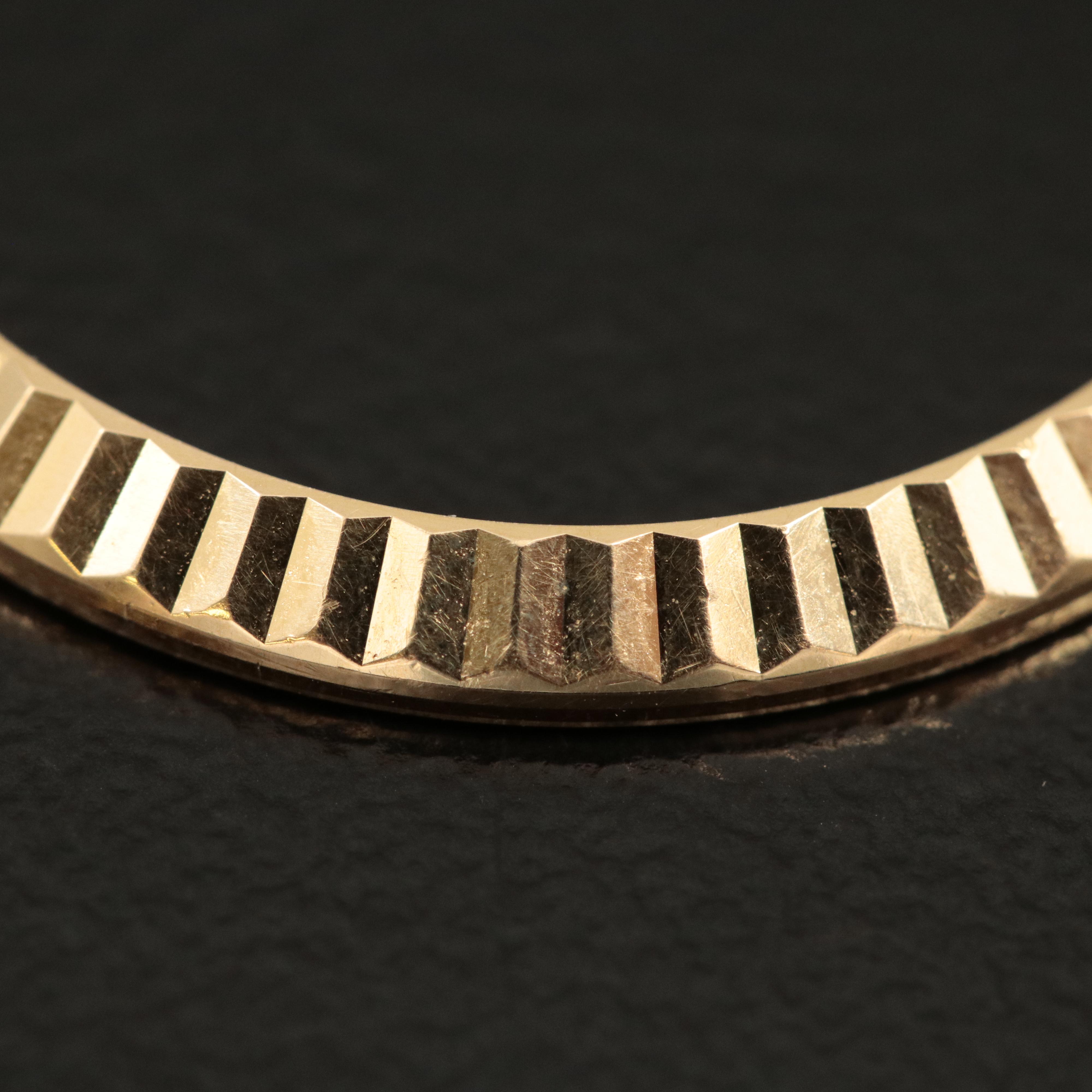 18K Rolex Fluted Bezel EBTH