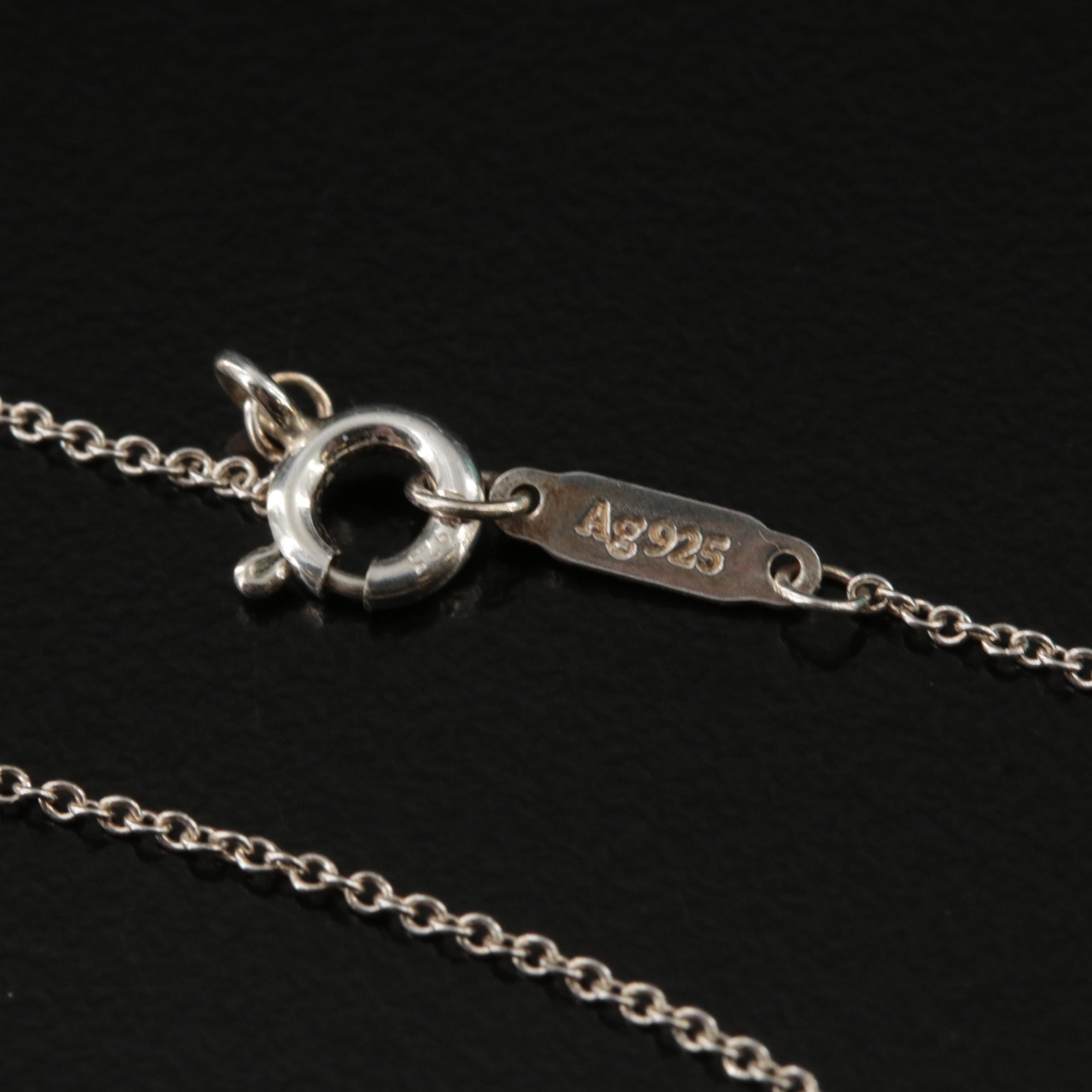 Tiffany & Co. Sterling Enamel Ladybug Charm Necklace EBTH