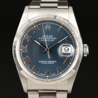 1995 Rolex Oyster Perpetual Datejust Wristwatch