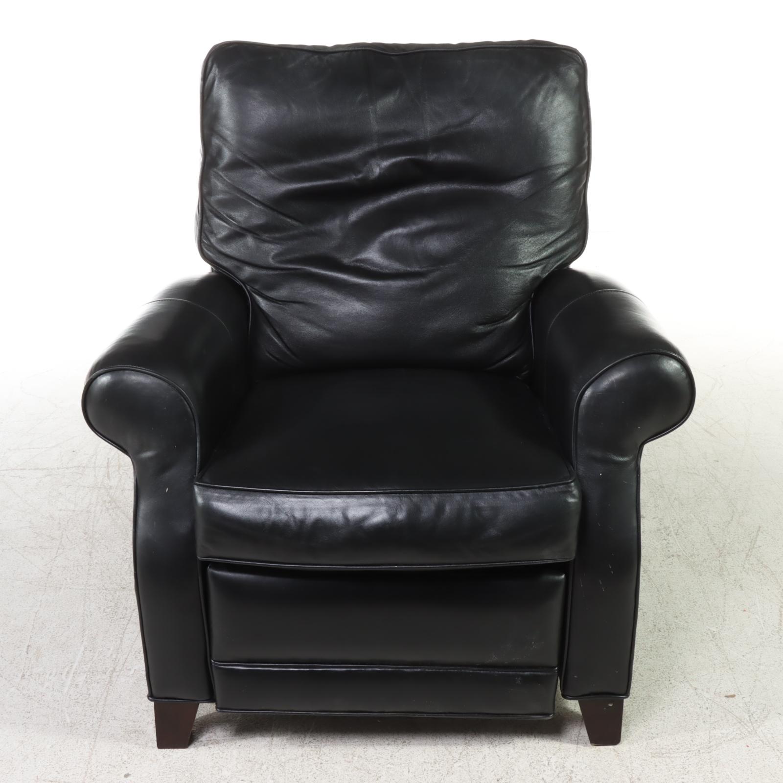 Motioncraft Black Leather Recliner EBTH