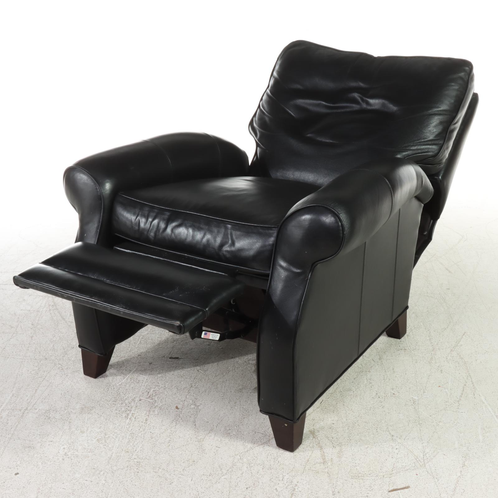 Motioncraft Black Leather Recliner | EBTH