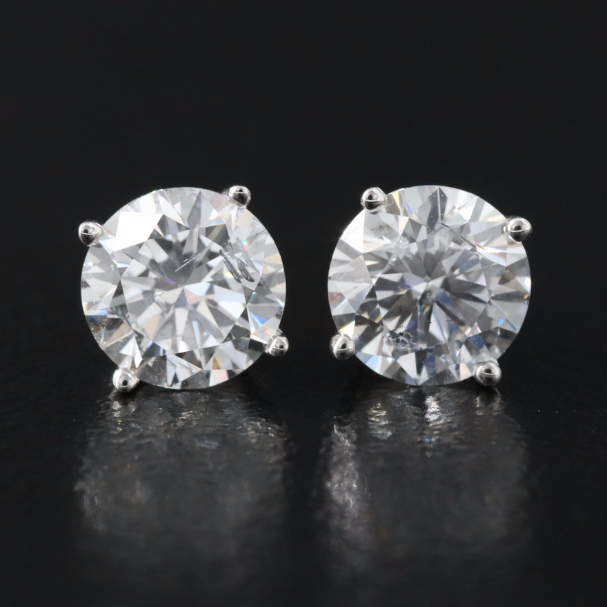 14K 1.62 CTW Lab Grown Diamond Stud Earrings