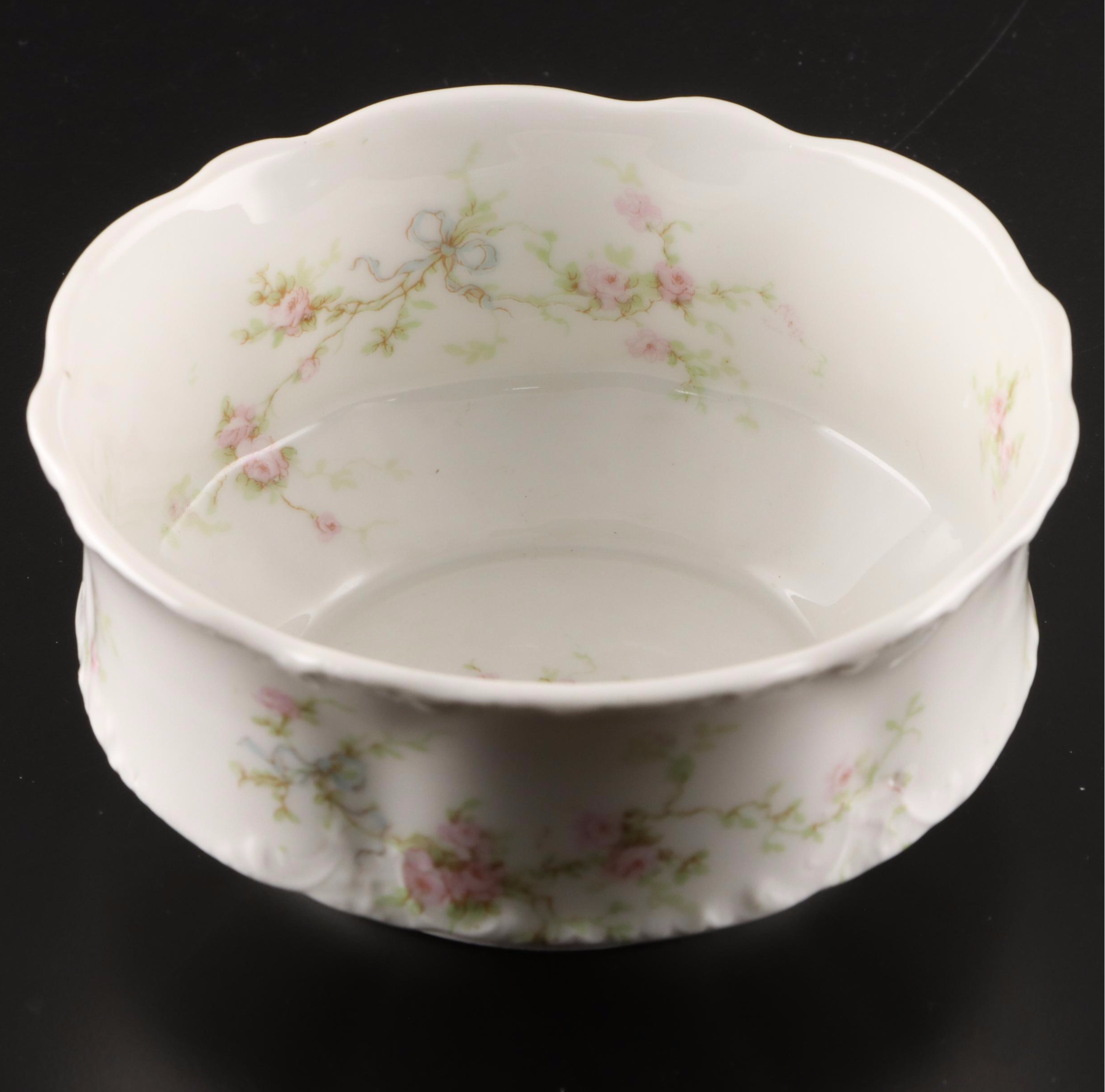 Assorted Vintage Decorative Serving Plates, Teacups, Sterling Teaspoons