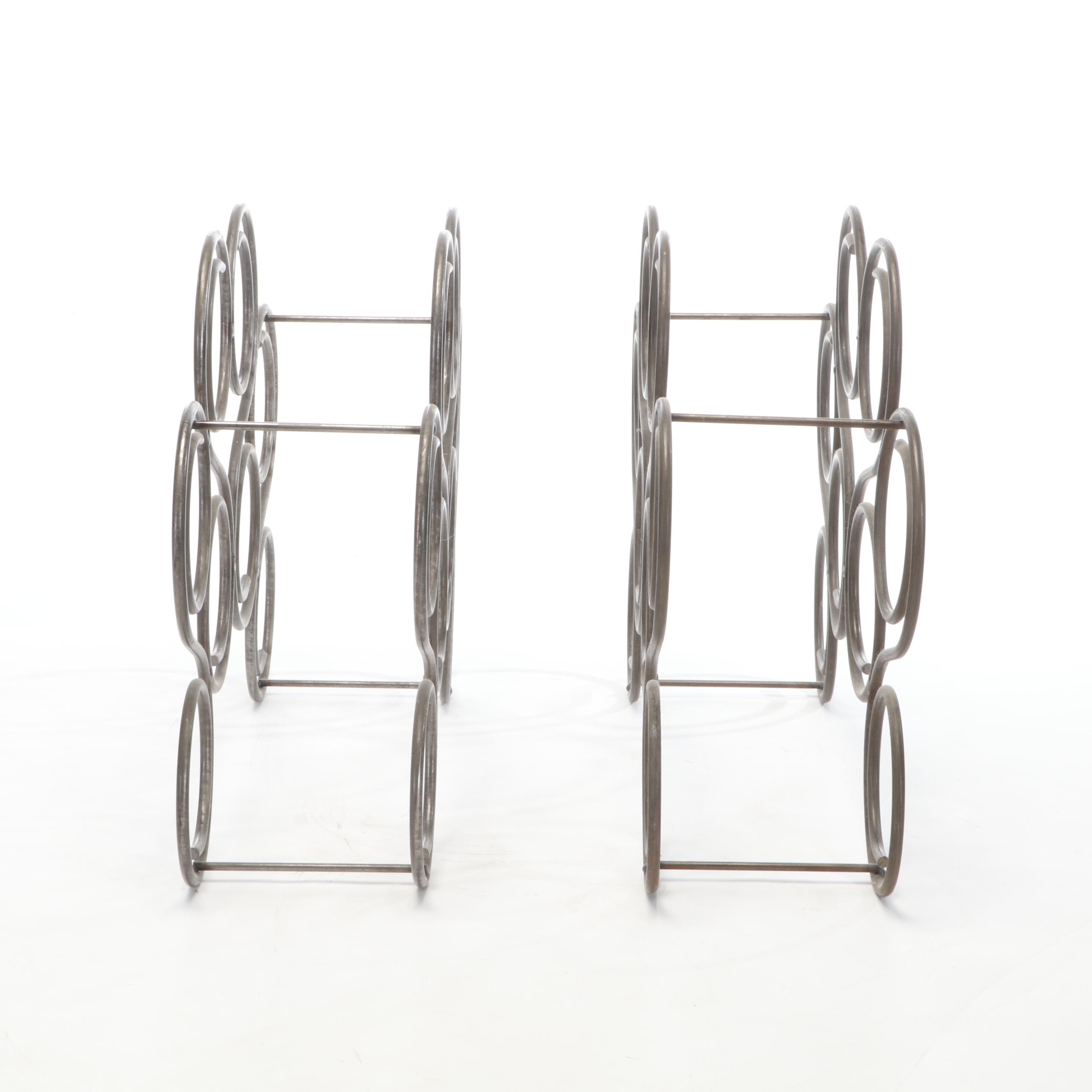 Scrolled Metal Bottle Racks EBTH
