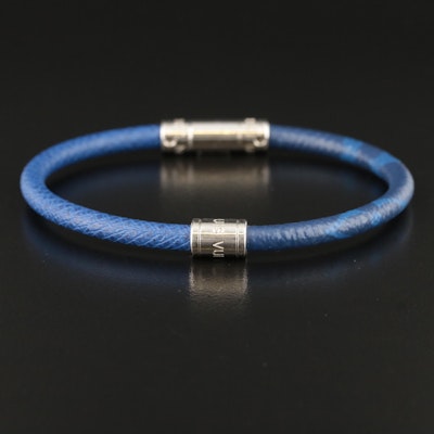 Louis Vuitton Split Bracelet - Blue, Palladium-Plated Bangle, Bracelets -  LOU744624