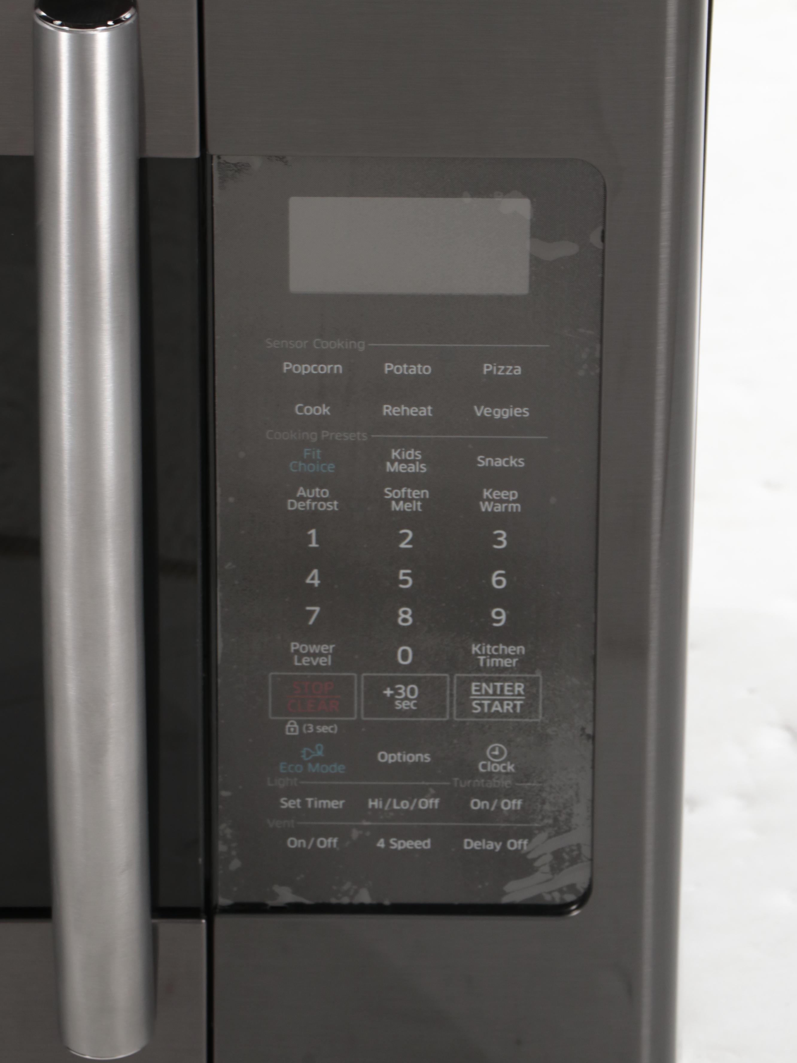 Samsung Black Stainless Steel OvertheRange Microwave EBTH
