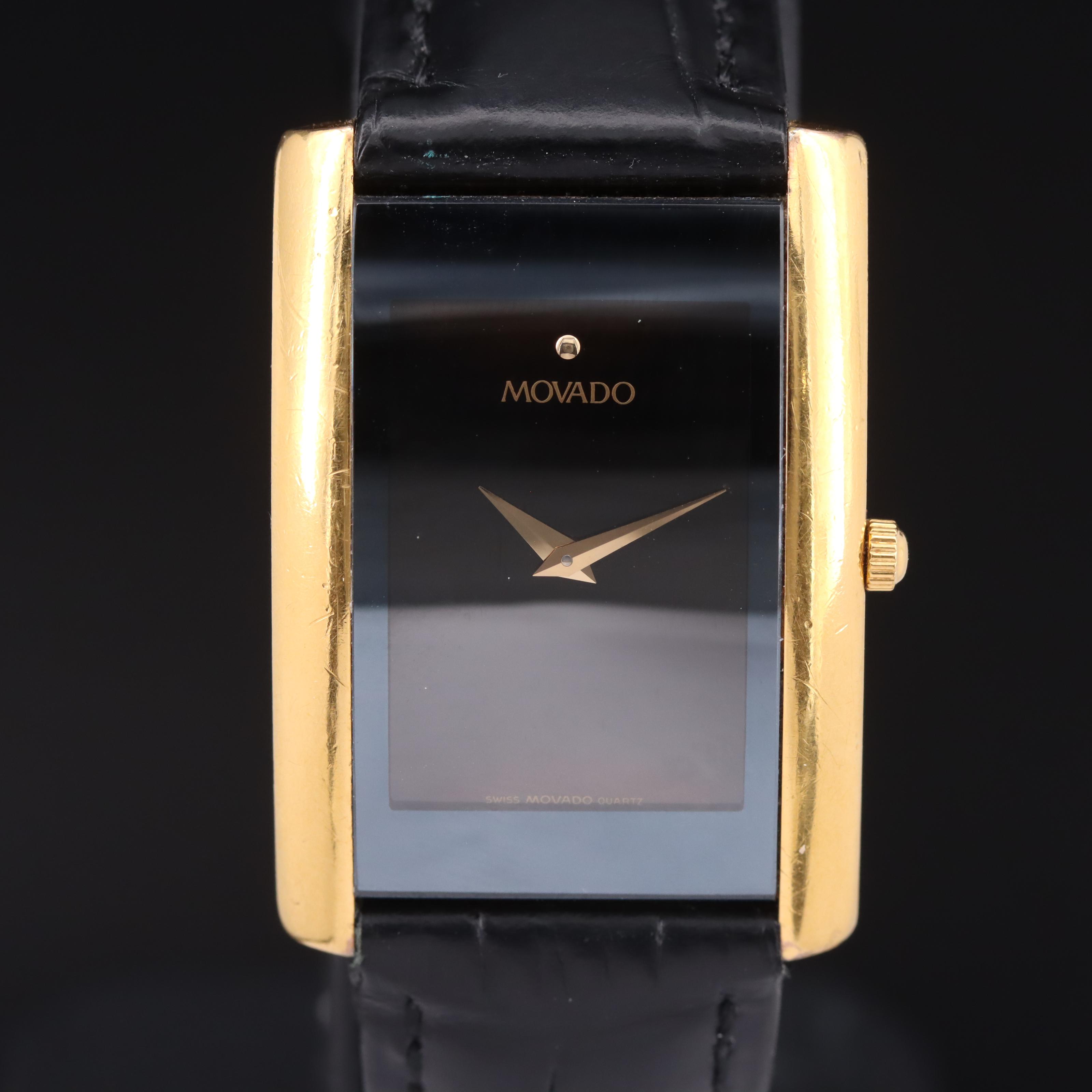 Movado Eliro Tank-Style Wristwatch | EBTH