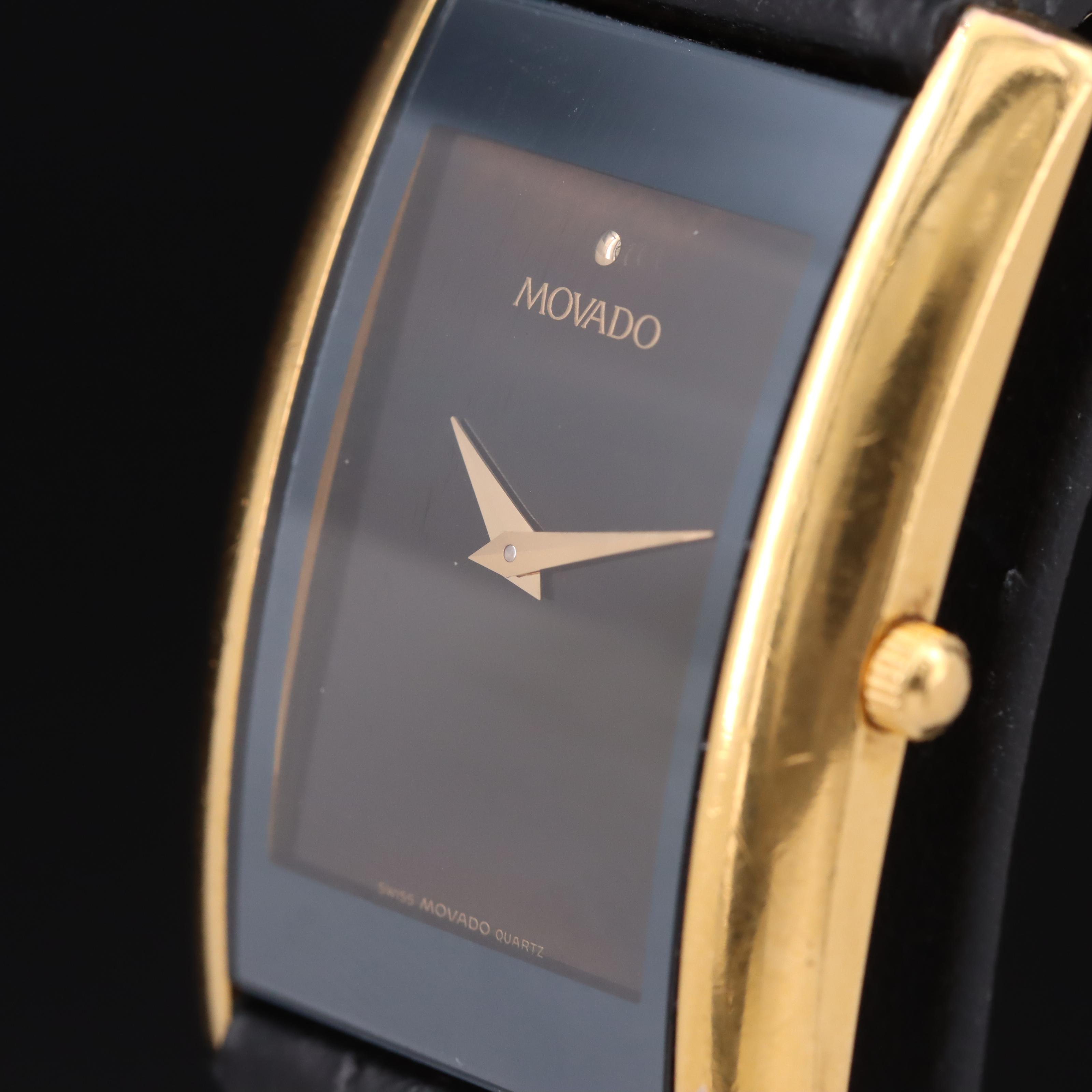 Movado Eliro Tank-Style Wristwatch | EBTH