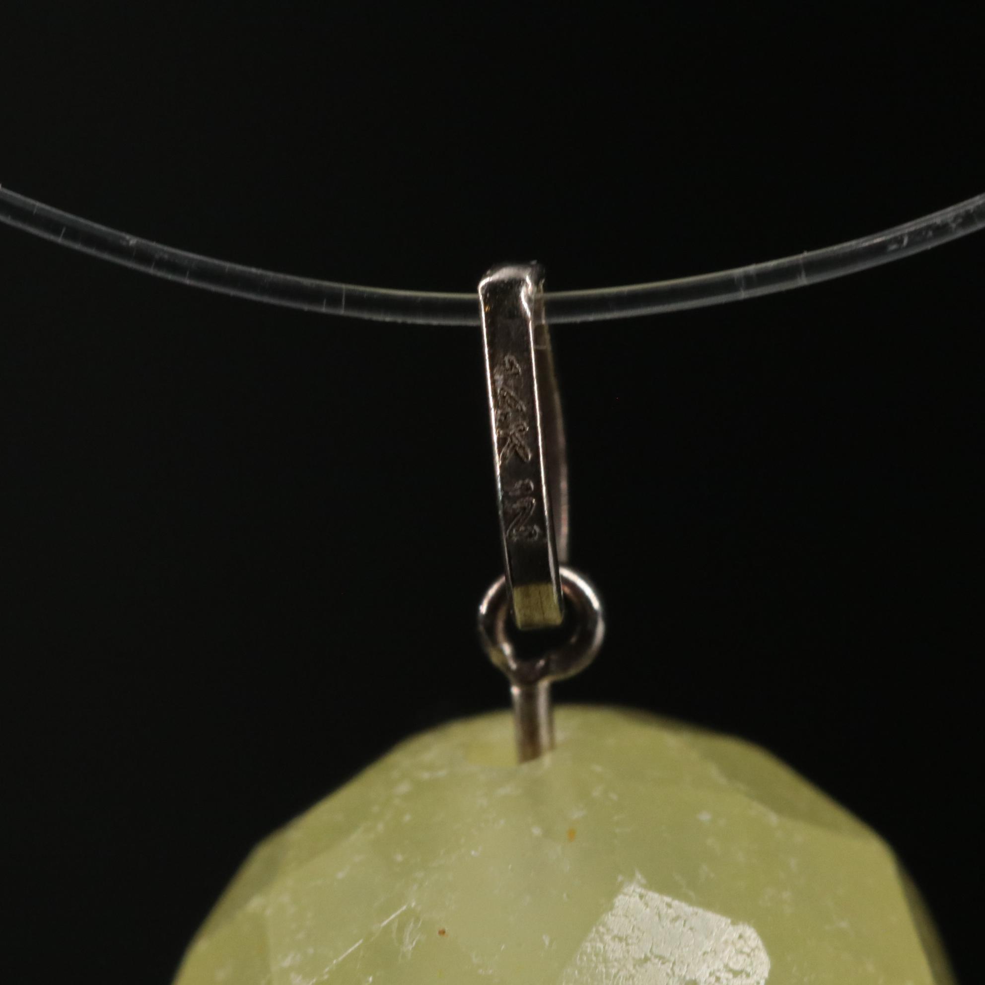 14K Quartzite Pendant EBTH