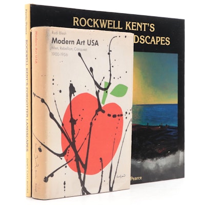 First Edition "Modern Art USA" and Signed "Rockwell Kent's Forgotten Landscapes"