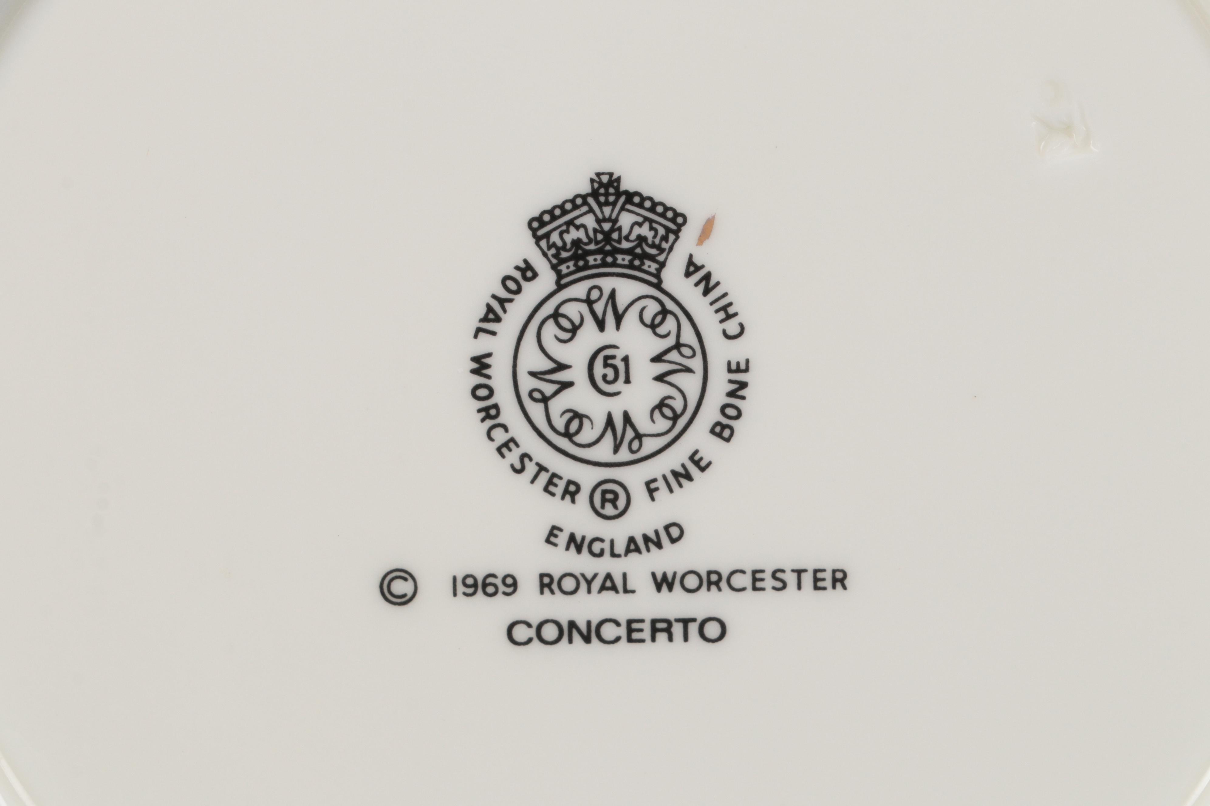 Royal Worcester "Concerto" Dinnerware EBTH