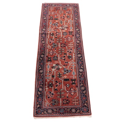 2'7 x 7'11 Hand-Knotted Persian Arak Carpet Runner