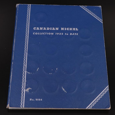 Whitman Album of Canadian Nickels, 1922 to 1960