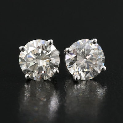 14K 1.37 CTW Lab Grown Diamond Stud Earrings