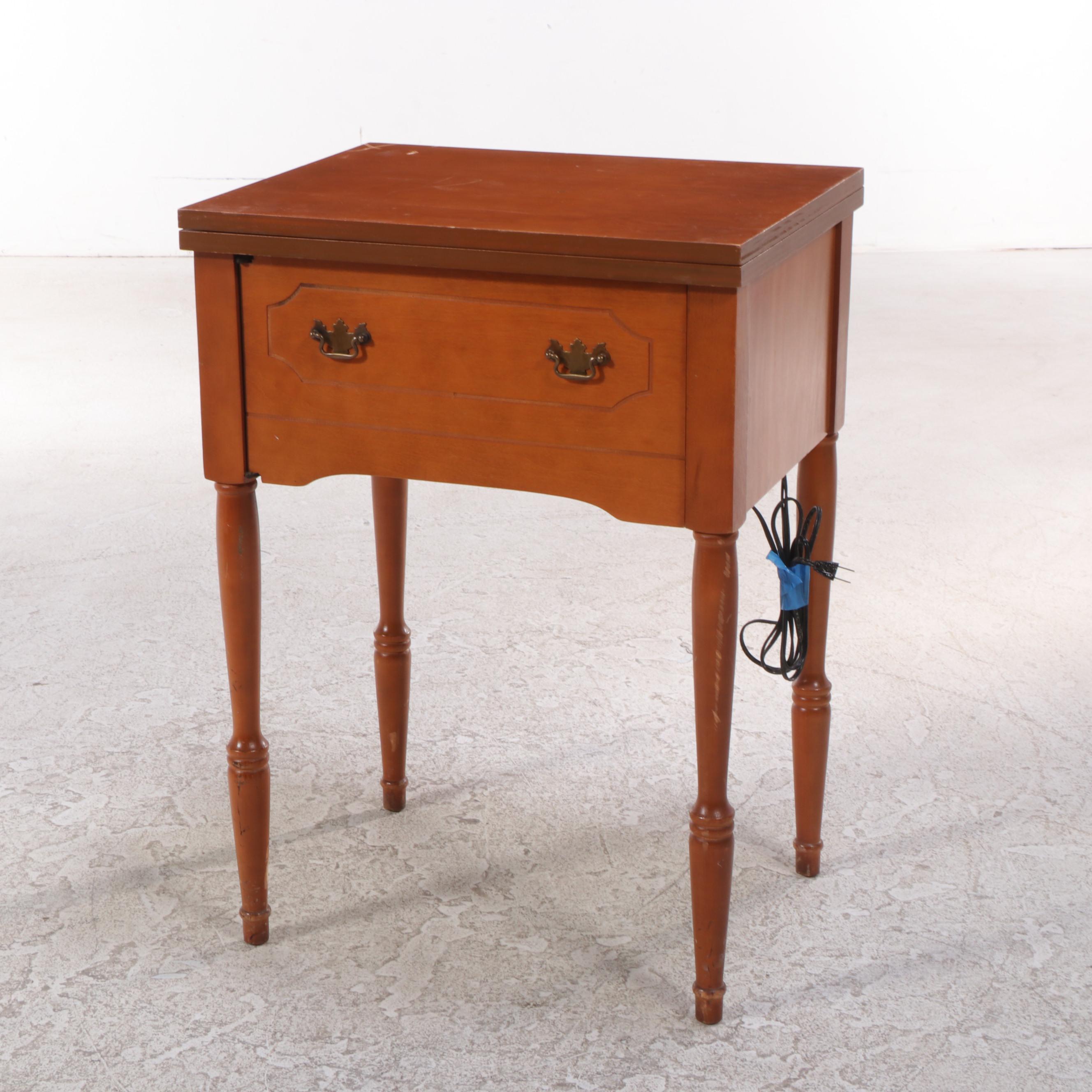 Dressmaker YM40 Electric Sewing Machine with Sewing Table, Mid20th