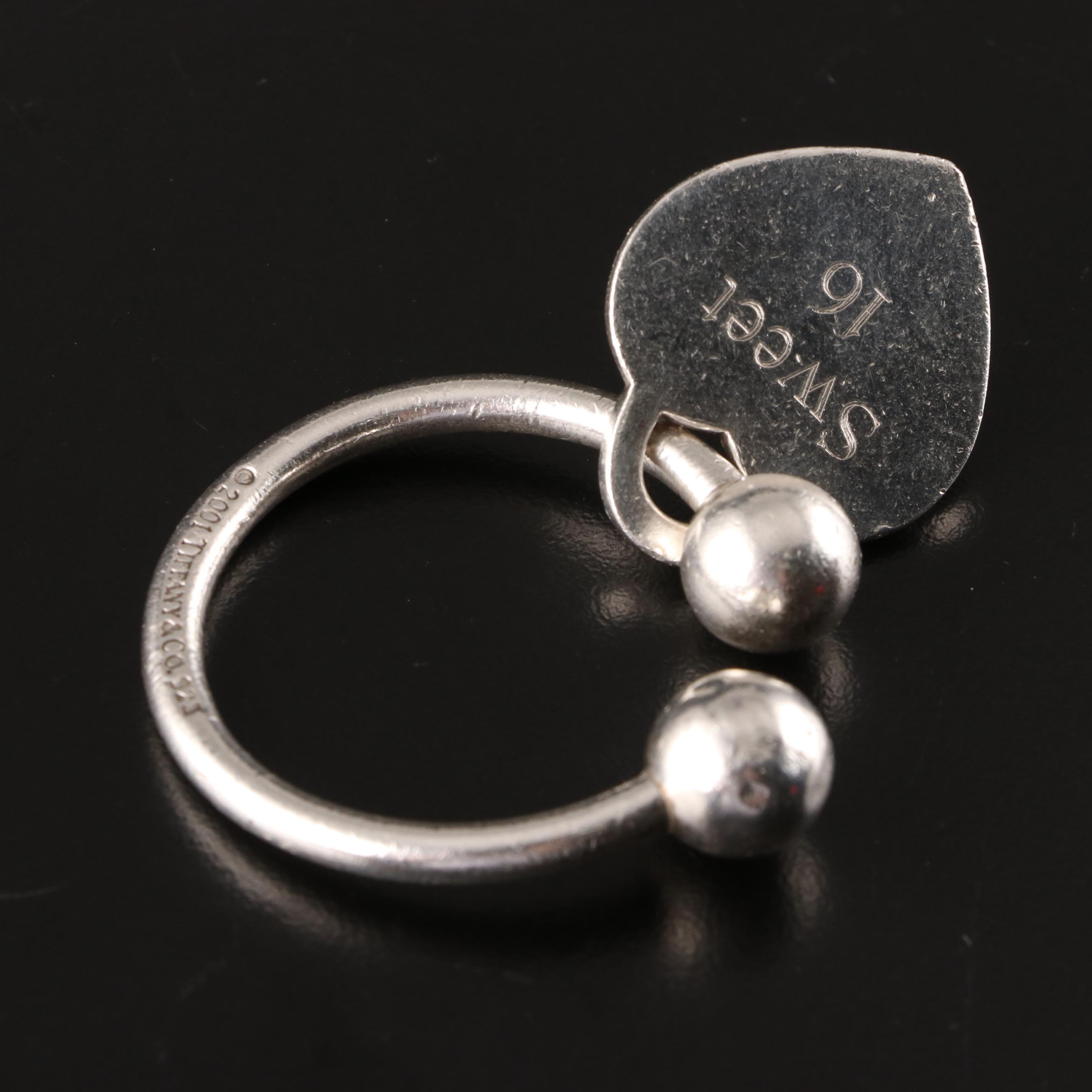 Tiffany & Co. Sterling Silver "Return to Tiffany" Heart Tag Screwball