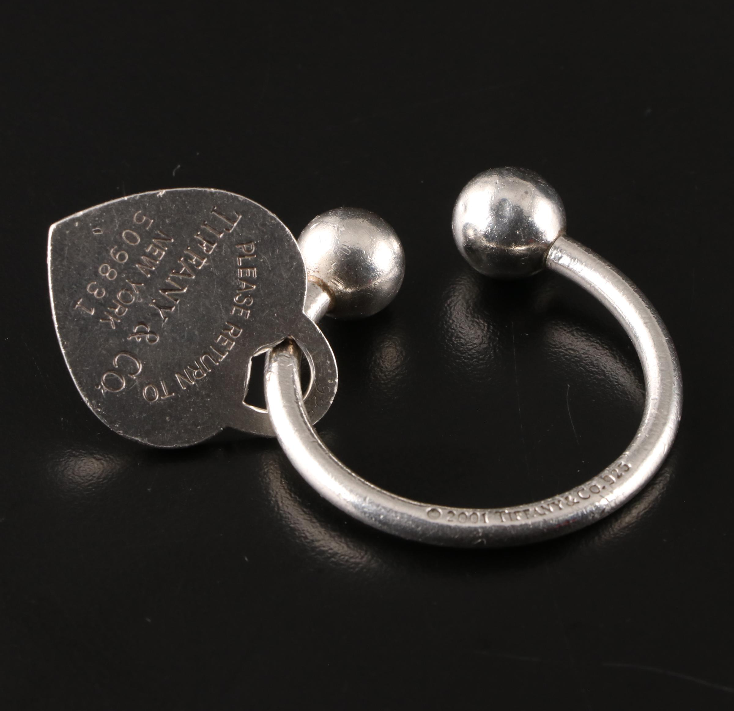 Tiffany & Co. Sterling Silver "Return to Tiffany" Heart Tag Screwball