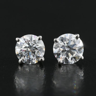 14K 1.16 CTW Lab Grown Diamond Stud Earrings