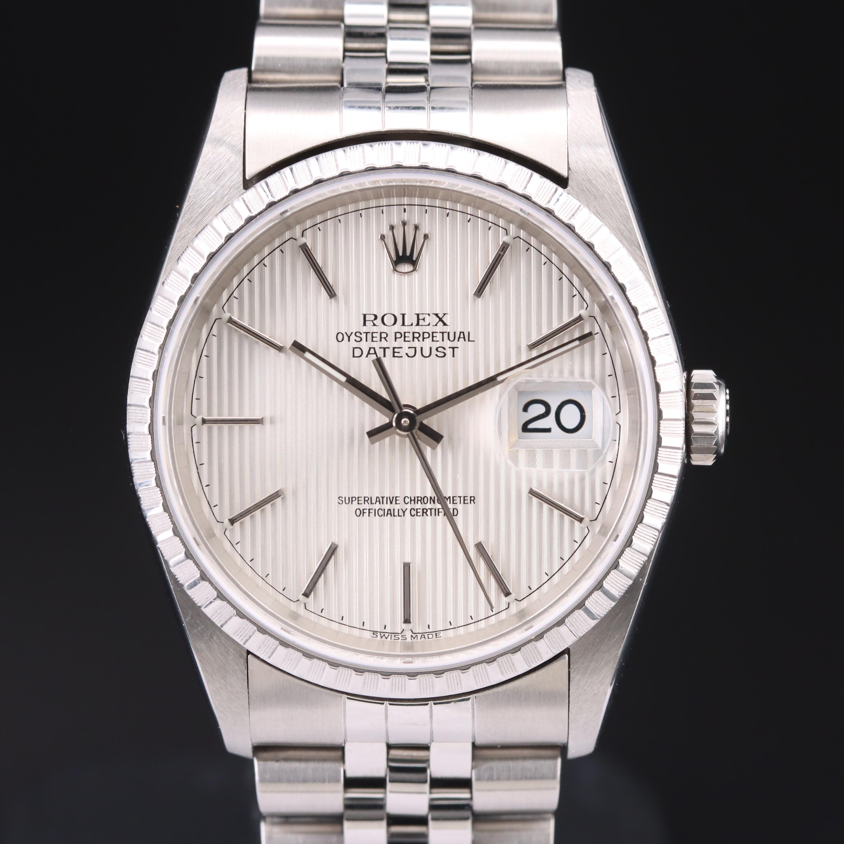 2001 Rolex Oyster Perpetual Datejust Wristwatch | EBTH