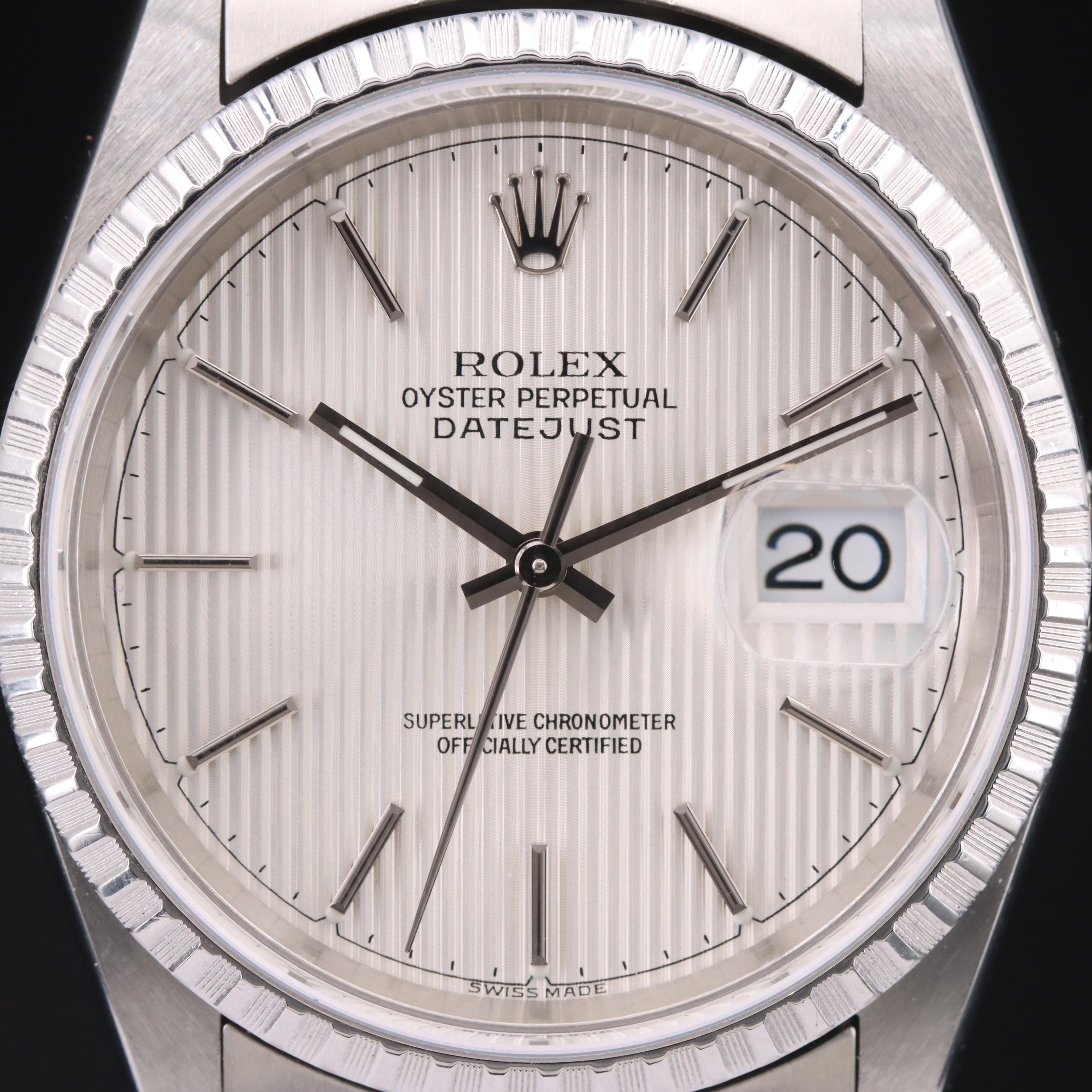 2001 Rolex Oyster Perpetual Datejust Wristwatch | EBTH