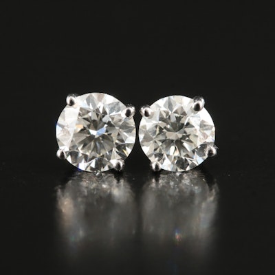 14K 0.95 CTW Lab Grown Diamond Earrings