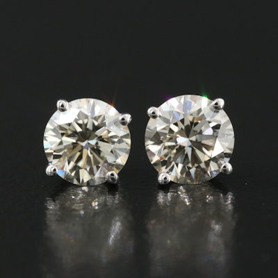 14K 1.26 CTW Lab Grown Diamond Stud Earrings