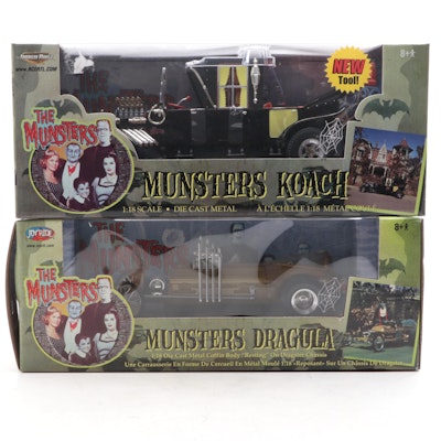 The Munsters Koach and Dragula Model Cars