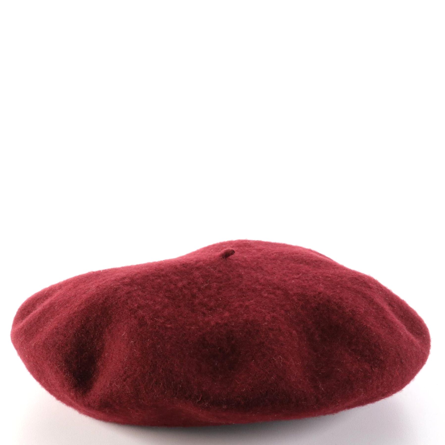 Gucci Beret Hat in Burgundy Wool EBTH