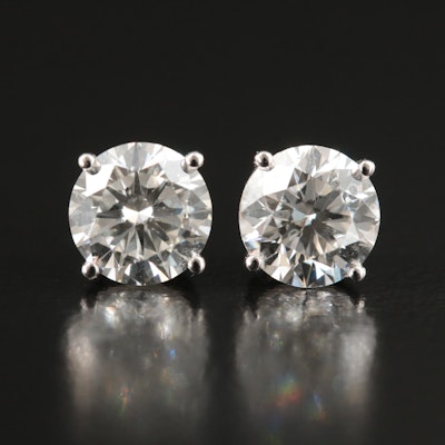 14K 2.07 CTW Lab Grown Diamond Stud Earrings