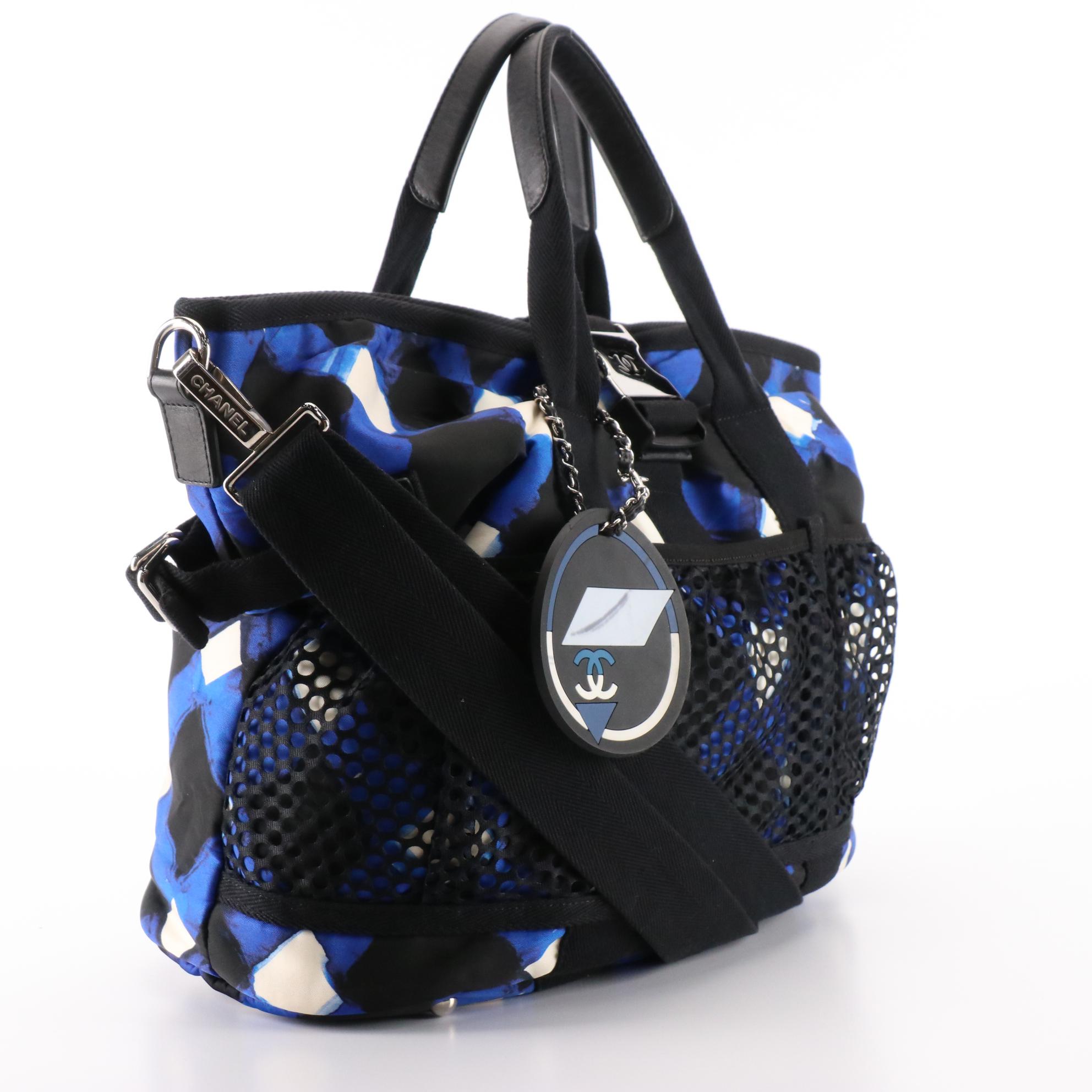 Chanel Airline TwoWay Messenger Bag in Printed Nylon and Mesh EBTH