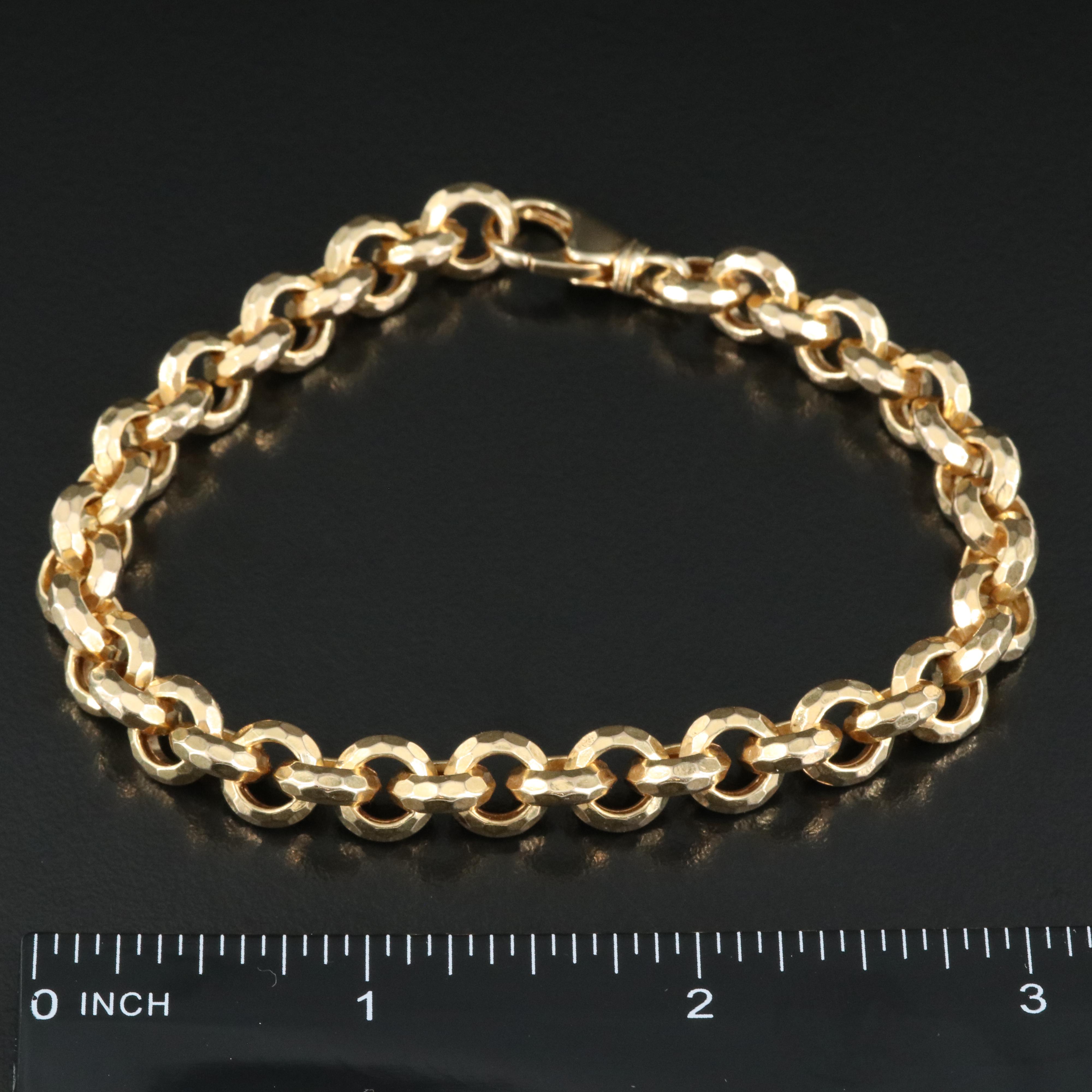 14K Rolo Bracelet | EBTH