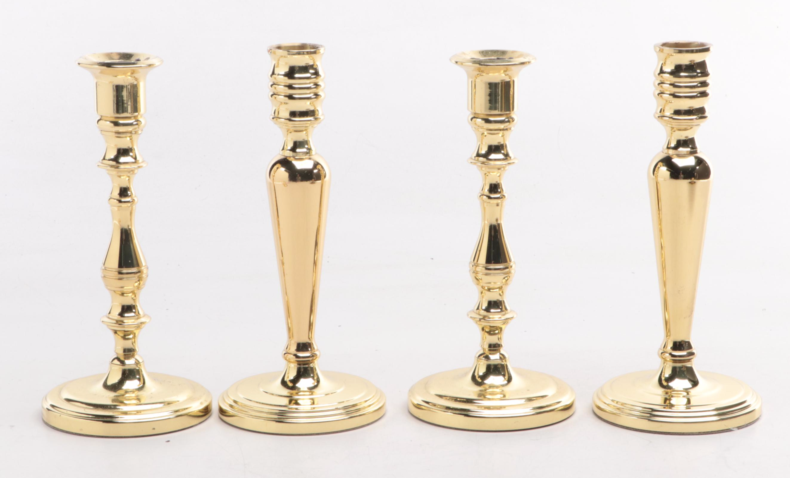 Baldwin Brass Candlesticks and Chamberstick EBTH