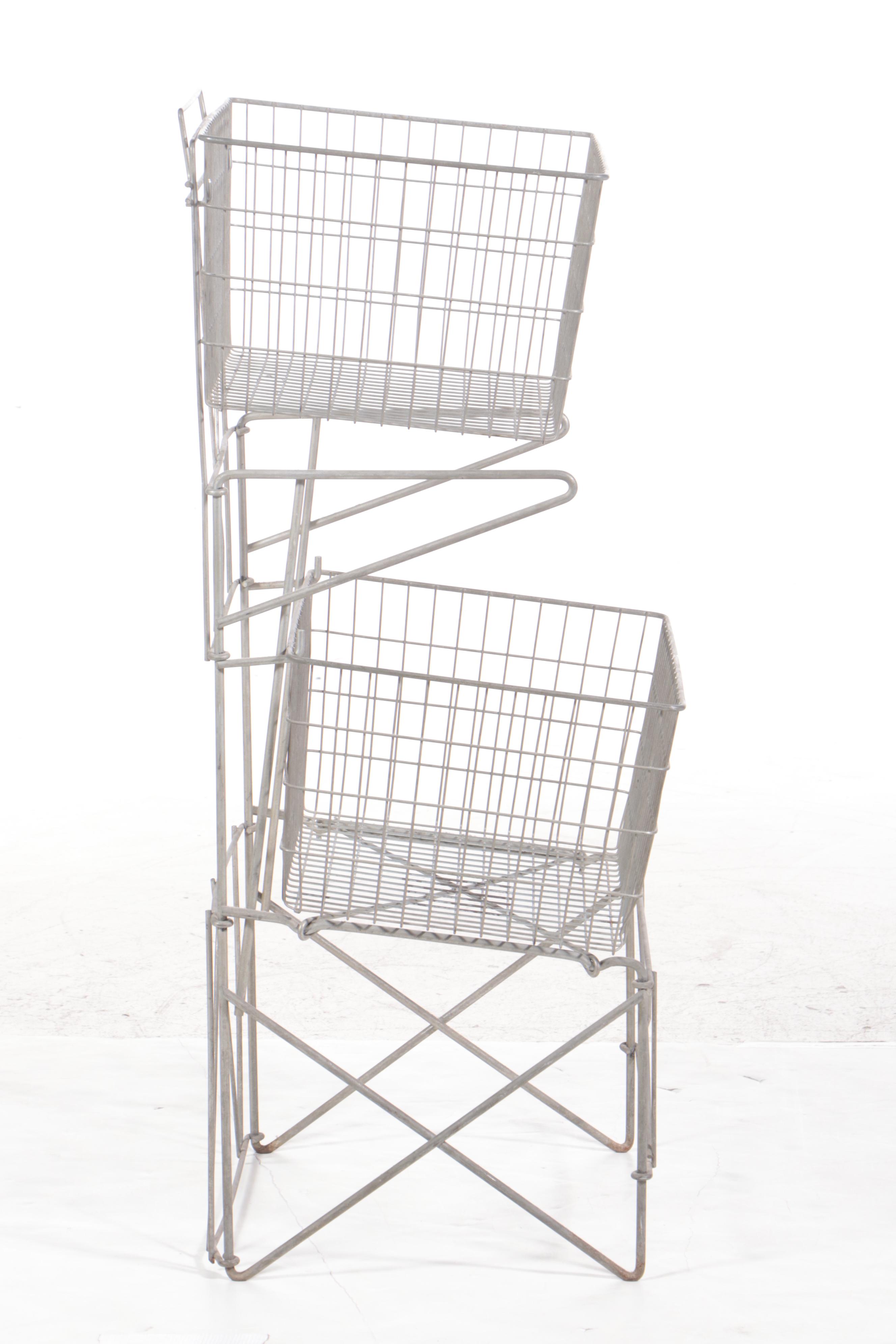 Modular Wire Storage Baskets With Stand EBTH