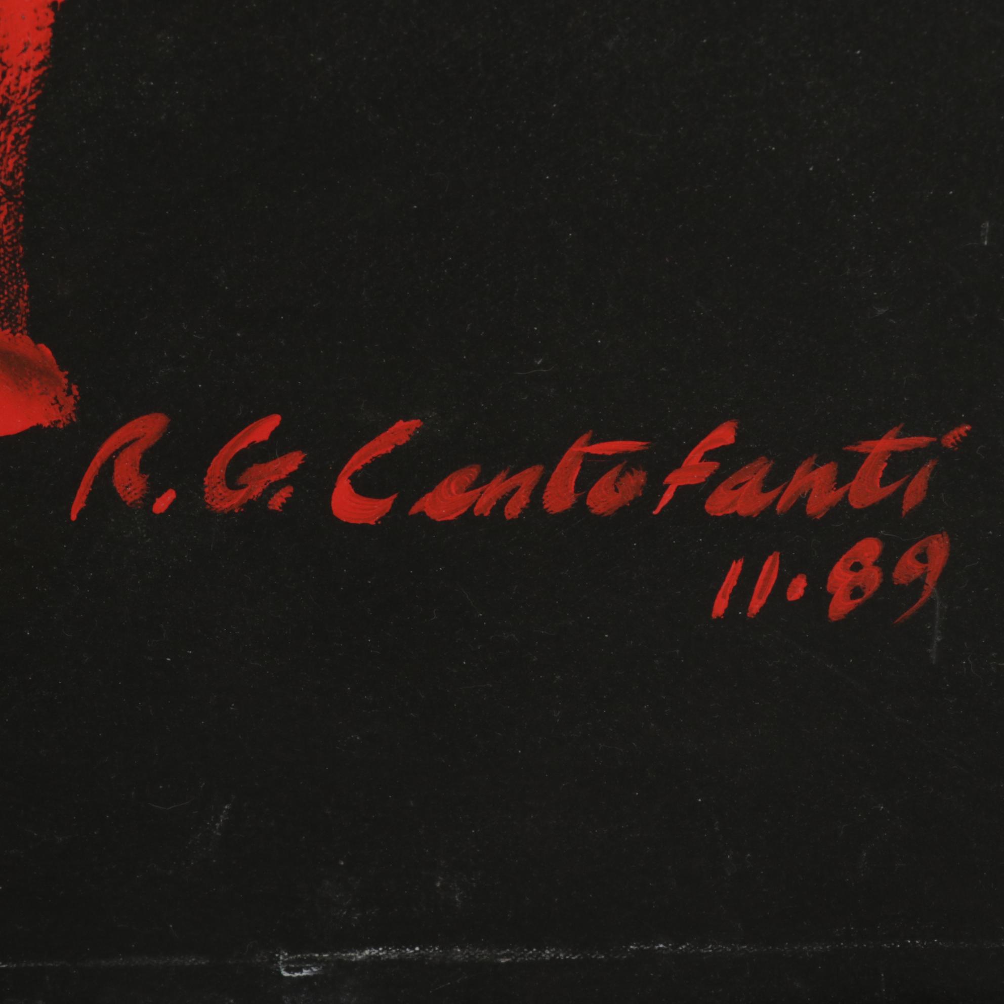 Geno Centofanti Female Portrait Oil Painting, 1989 EBTH