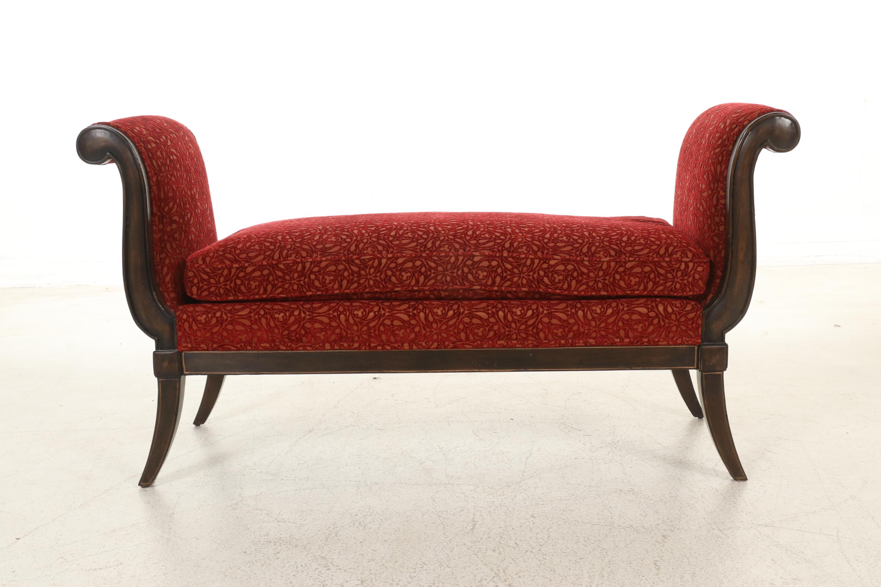 Pair of Baker Furniture CustomUpholstered Benches EBTH