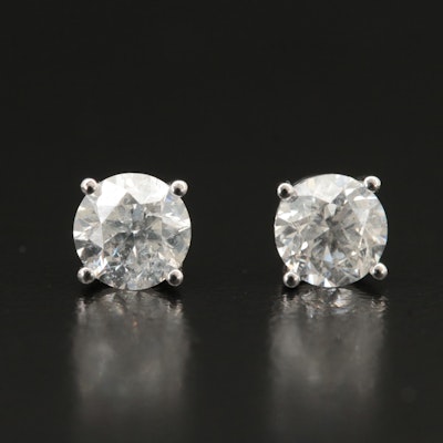14K 1.53 CTW Diamond Stud Earrings